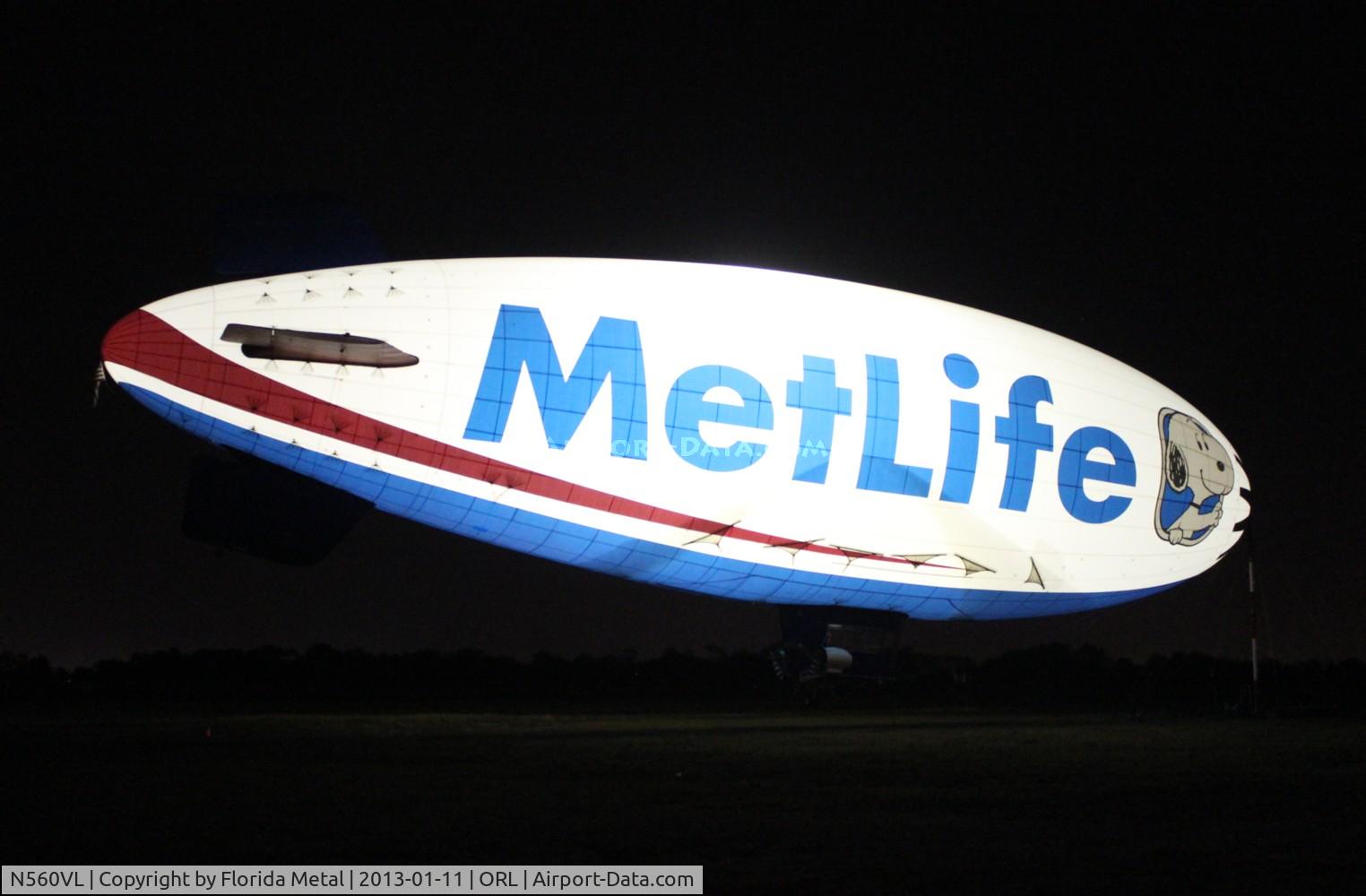 N560VL, 1991 American Blimp Corp A60R C/N 005, Snoopy One