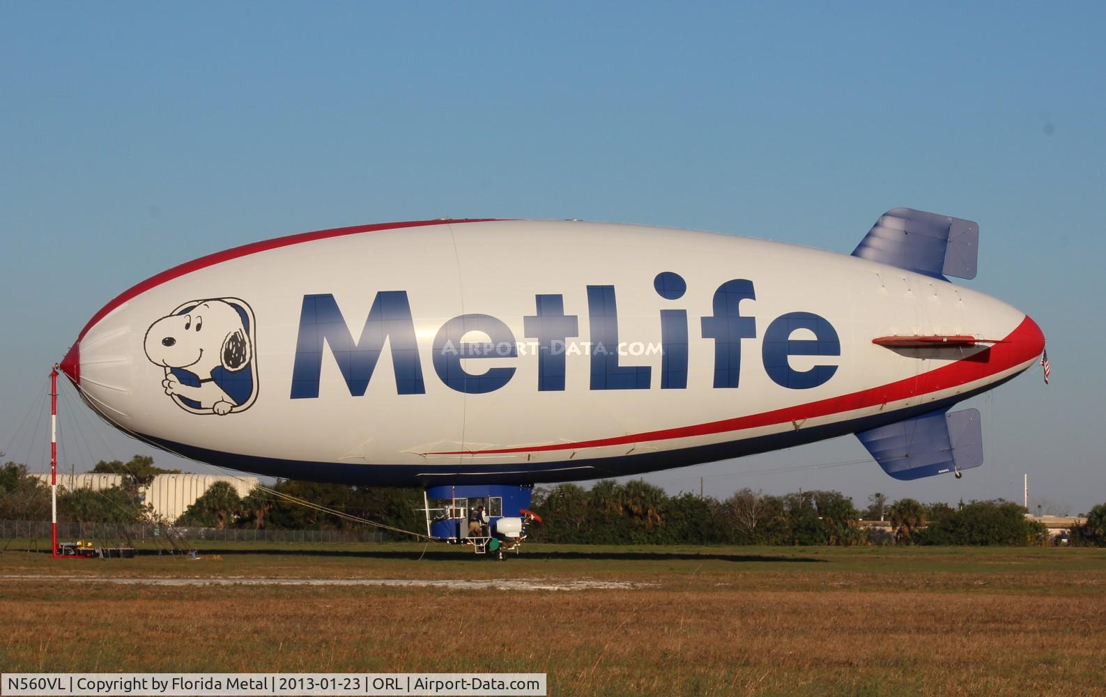 N560VL, 1991 American Blimp Corp A60R C/N 005, Snoopy One