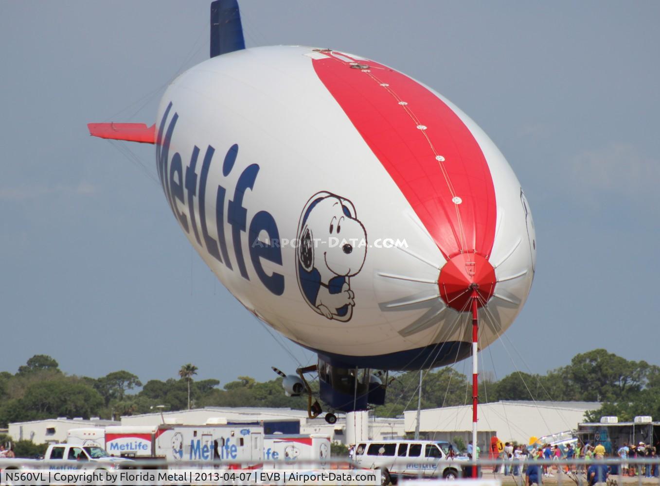 N560VL, 1991 American Blimp Corp A60R C/N 005, Snoopy One