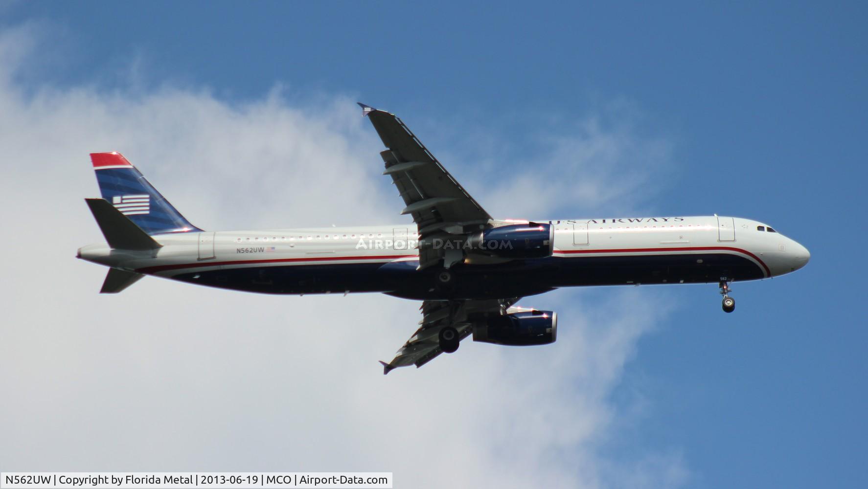 N562UW, 2012 Airbus A321-231 C/N 5332, US Airways A321