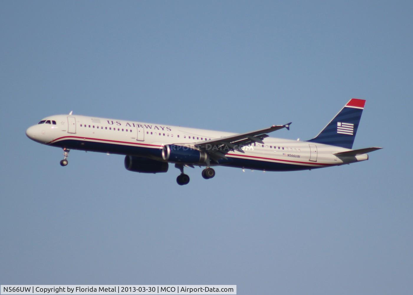 N566UW, 2012 Airbus A321-231 C/N 5422, US Airways A321