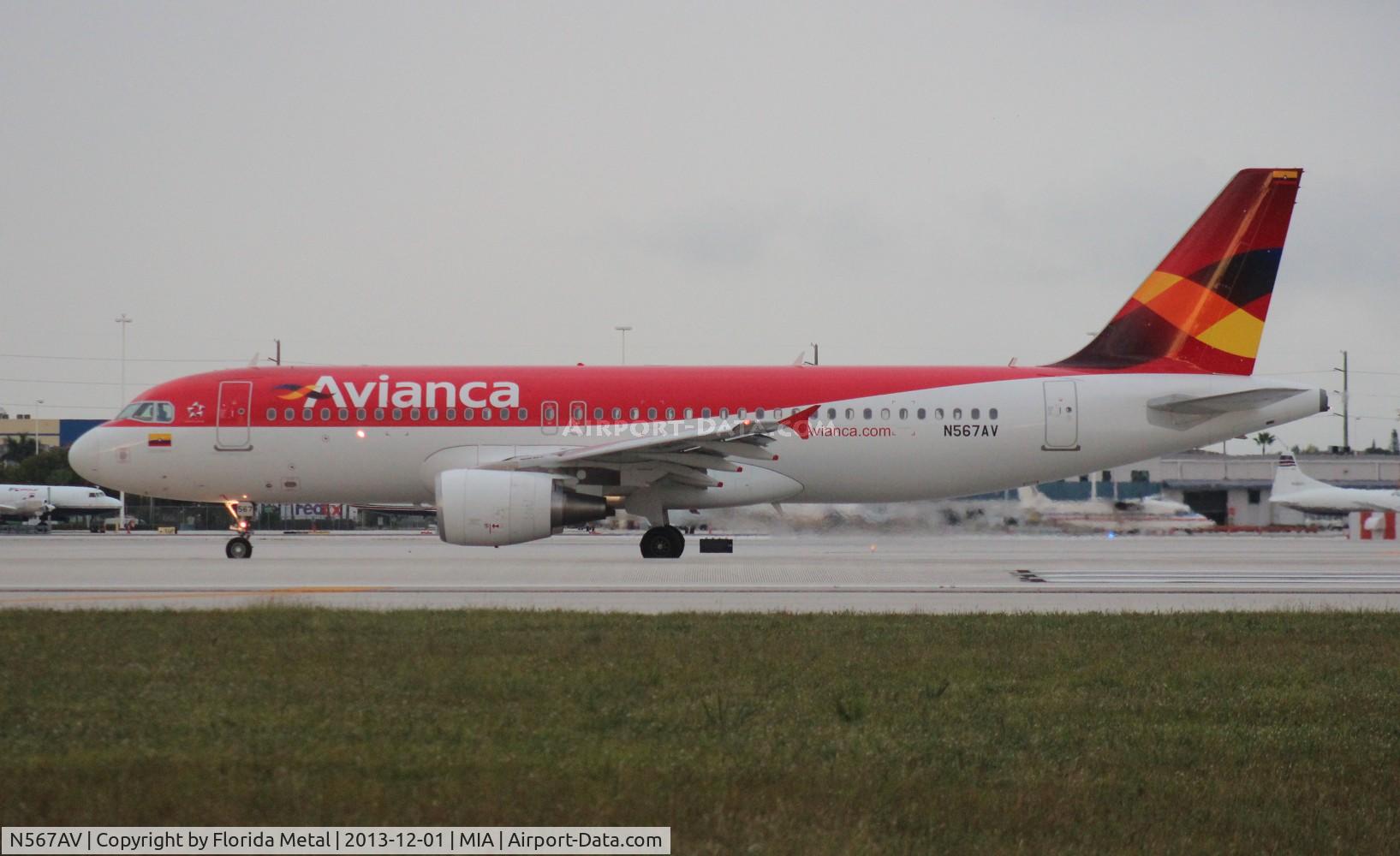 N567AV, 2011 Airbus A320-214 C/N 4567, Avianca A320