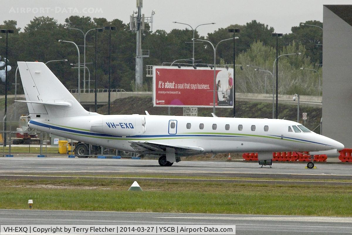 VH-EXQ, 2007 Cessna 680 Citation Sovereign C/N 680-0129, Cessna 680 Citation Sovereign, c/n: 680-0129 at Canberra