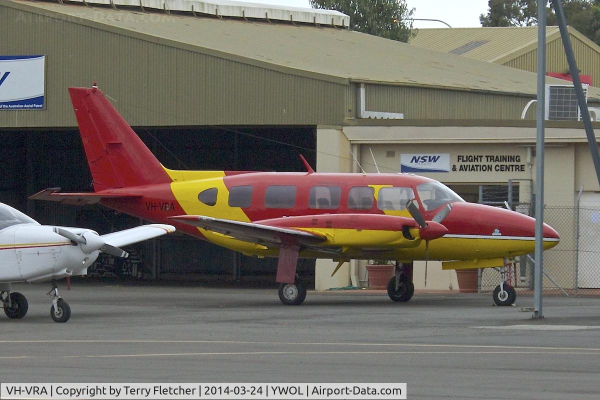VH-VRA, 1978 Piper PA-31-350 Chieftain C/N 31-7852012, 1978 Piper PA-31-350, c/n: 31-7852012 at Illawarra Regional