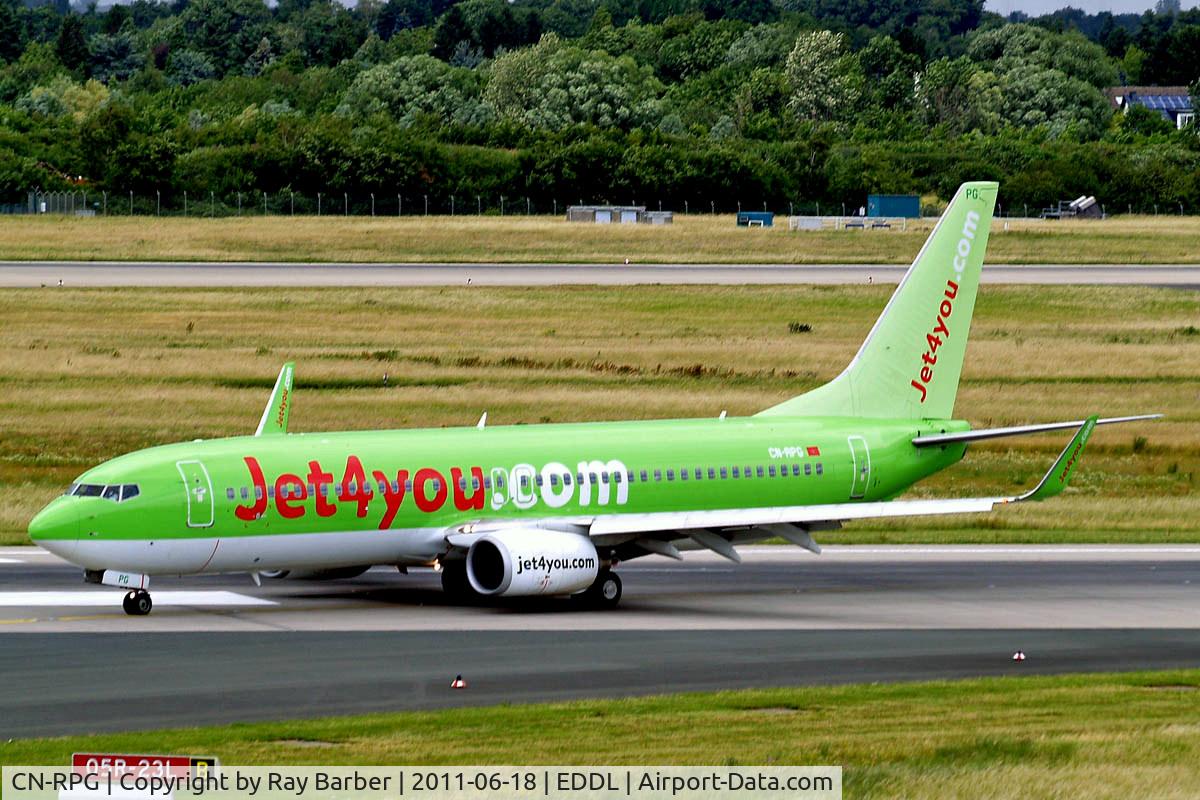 CN-RPG, 2007 Boeing 737-8K5 C/N 34692, Boeing 737-8K5 [34692] (Jet4you) Dusseldorf~D 18/06/2011