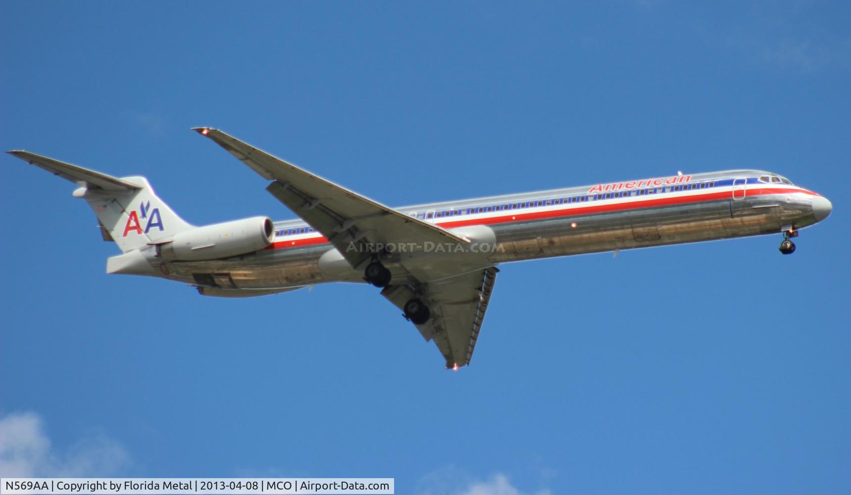 N569AA, 1987 McDonnell Douglas MD-83 (DC-9-83) C/N 49351, American MD-83