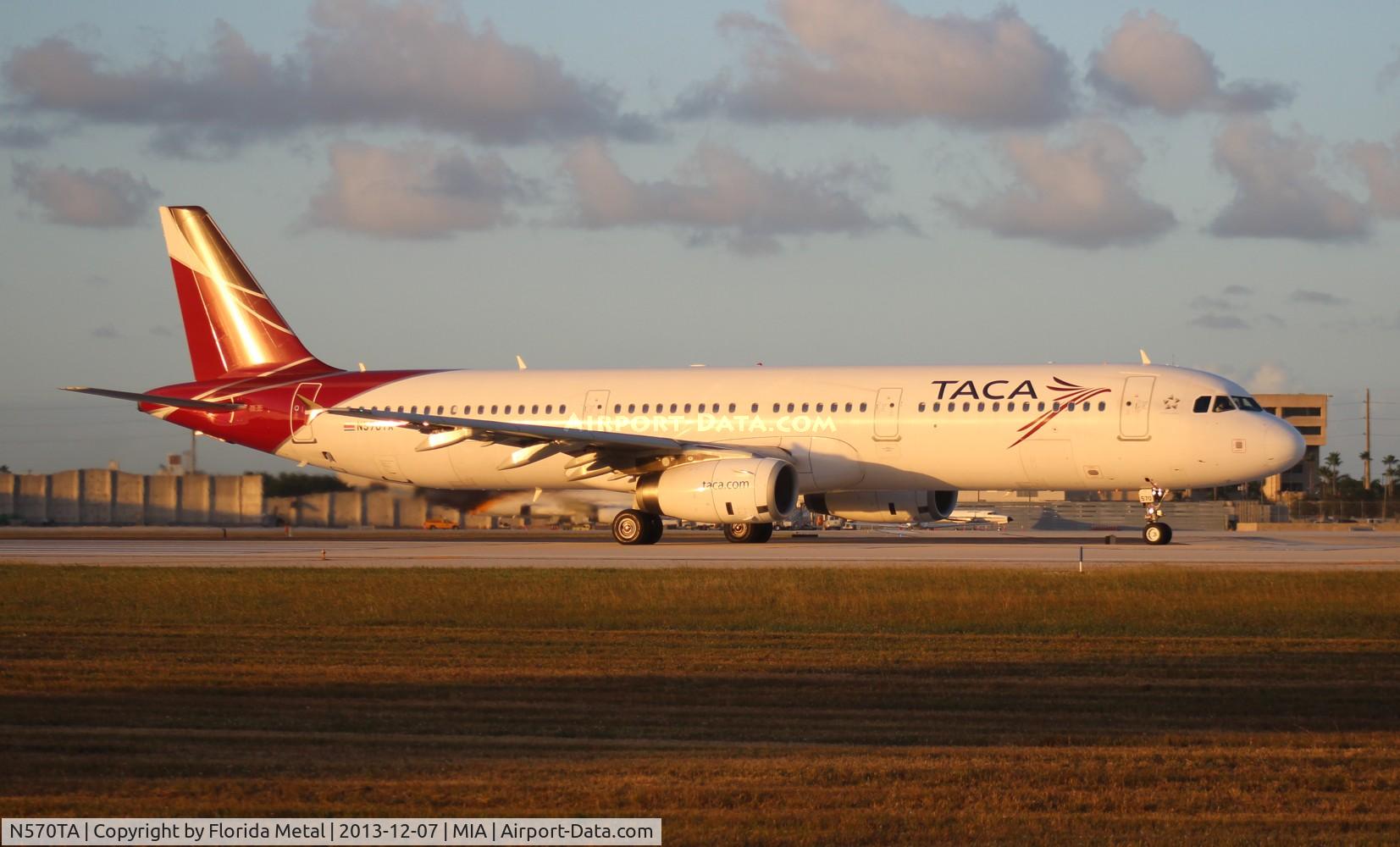 N570TA, Airbus A321-231 C/N 3869, Taca A321