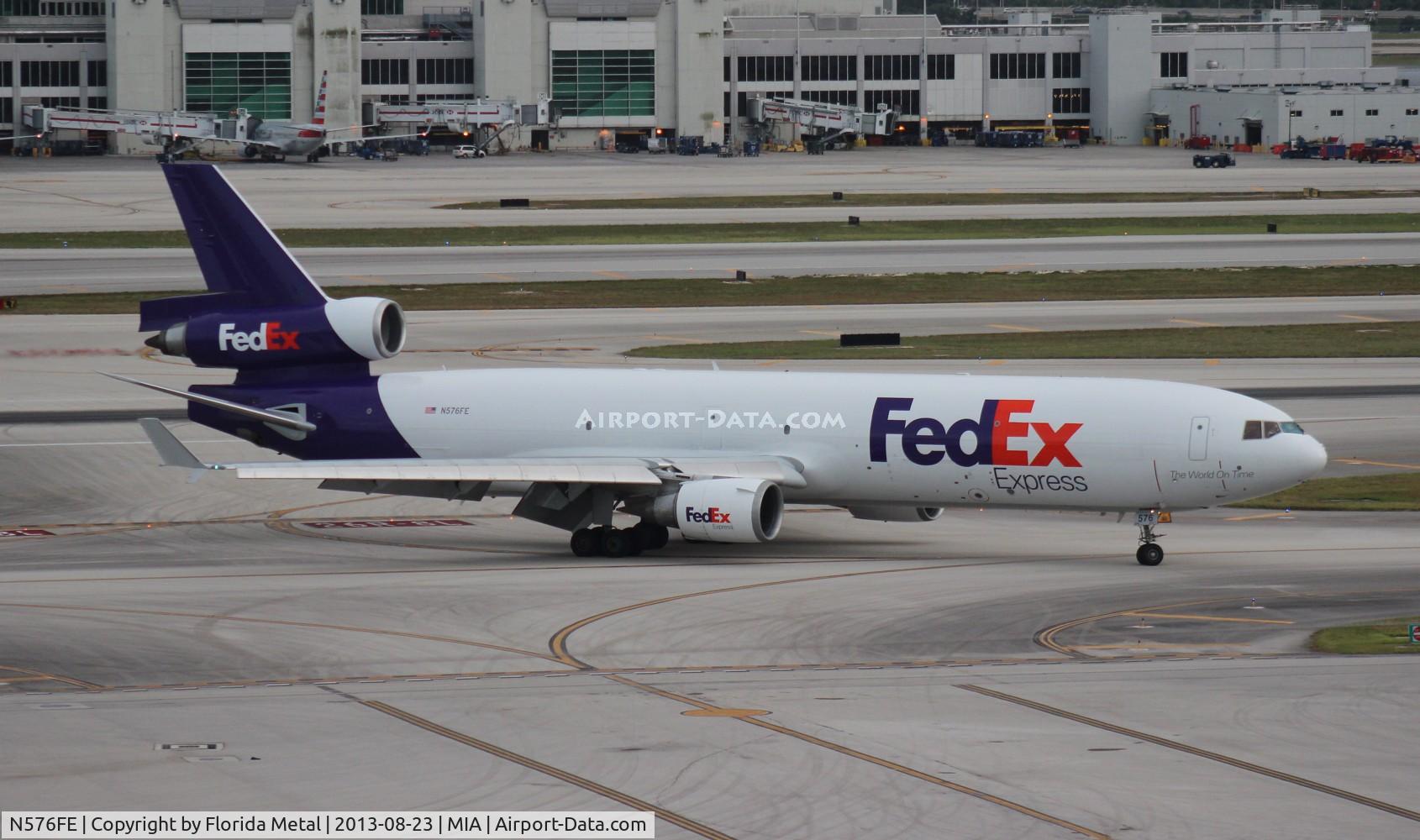 N576FE, 1992 McDonnell Douglas MD-11F C/N 48501, Fed Ex MD-11F