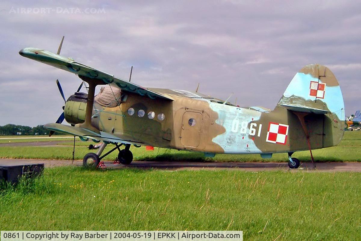 0861, Antonov AN-2 C/N 1G108-61, Antonov An-2T [1G108-61] (Polish Air Force) Kracow-Balice~SP 19/05/2004