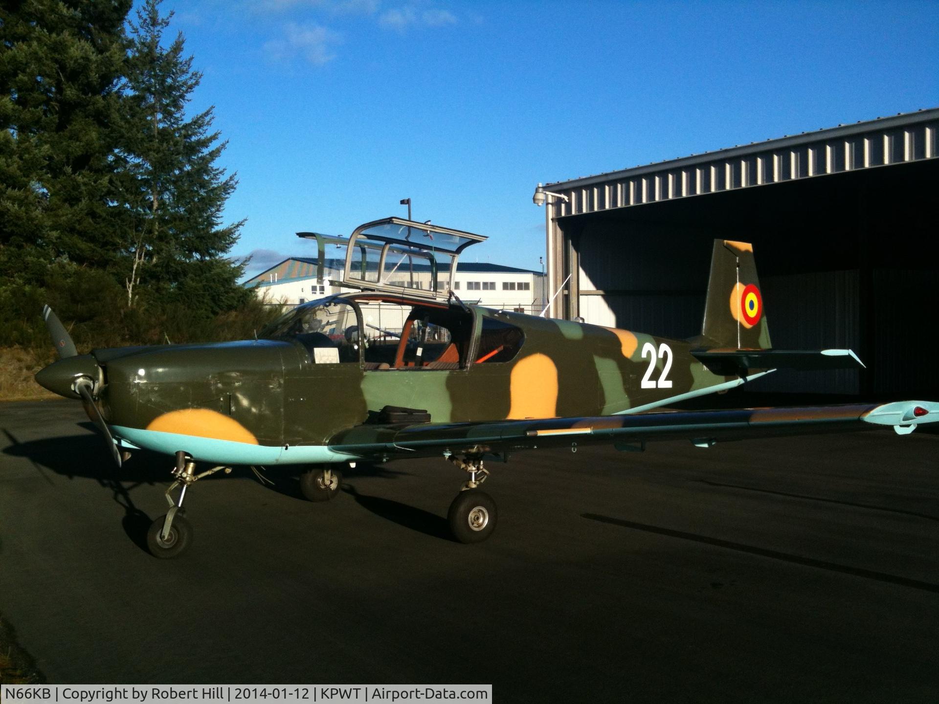 N66KB, 1976 IAR IAR-823 C/N 22, NX66KB in her new home town