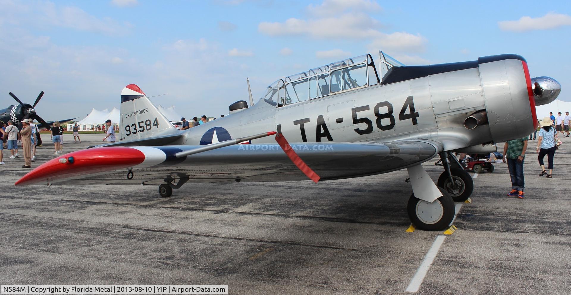 N584M, 1958 North American T-6G Texan C/N 168-92, T-6G Texan