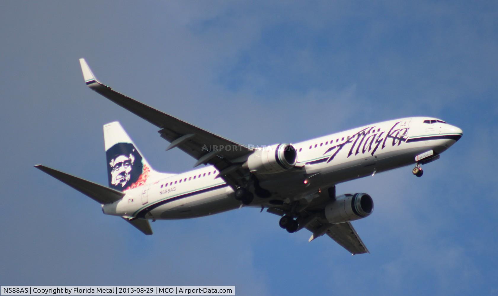 N588AS, 2007 Boeing 737-890 C/N 35685, Alaska 737-800