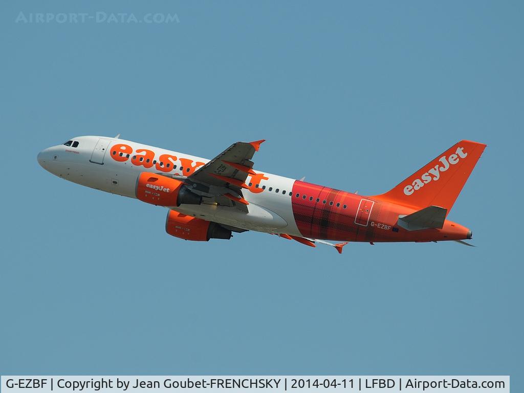 G-EZBF, 2006 Airbus A319-111 C/N 2923, Easy take off 05 to LGW