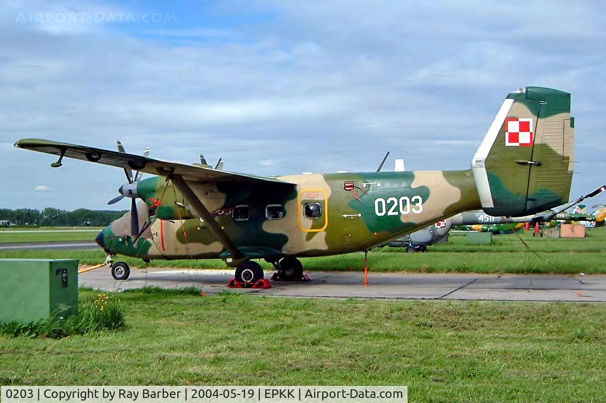 0203, 2002 PZL-Mielec M-28B1TD Bryza 1 C/N AJG002-03, PZL-Mielec M-28B-1TD Bryza I [AJG002-03] (Polish Air Force) Kracow-Balice~SP 19/05/2004