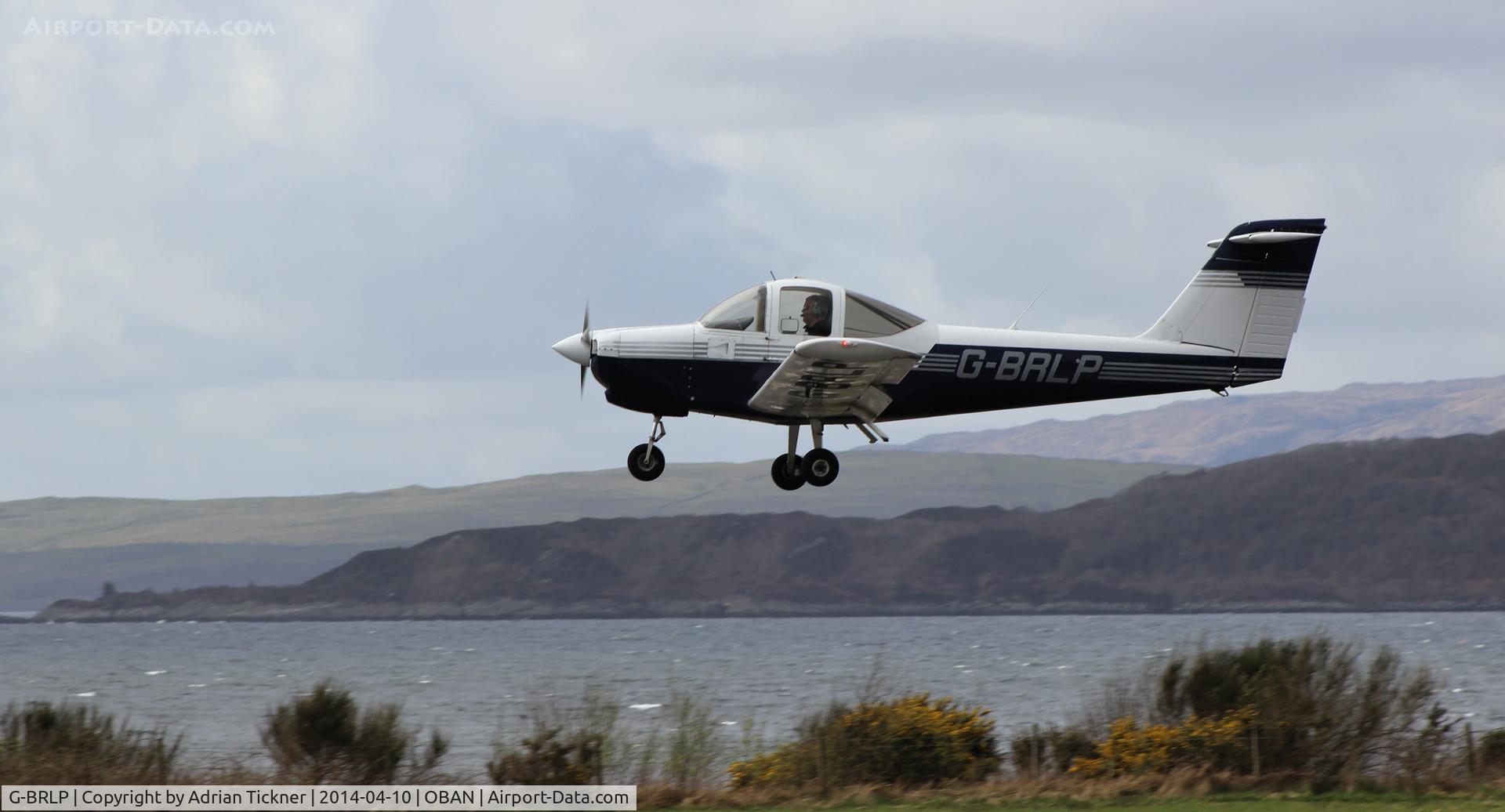G-BRLP, 1978 Piper PA-38-112 Tomahawk Tomahawk C/N 38-78A0011, Landing at Oban
