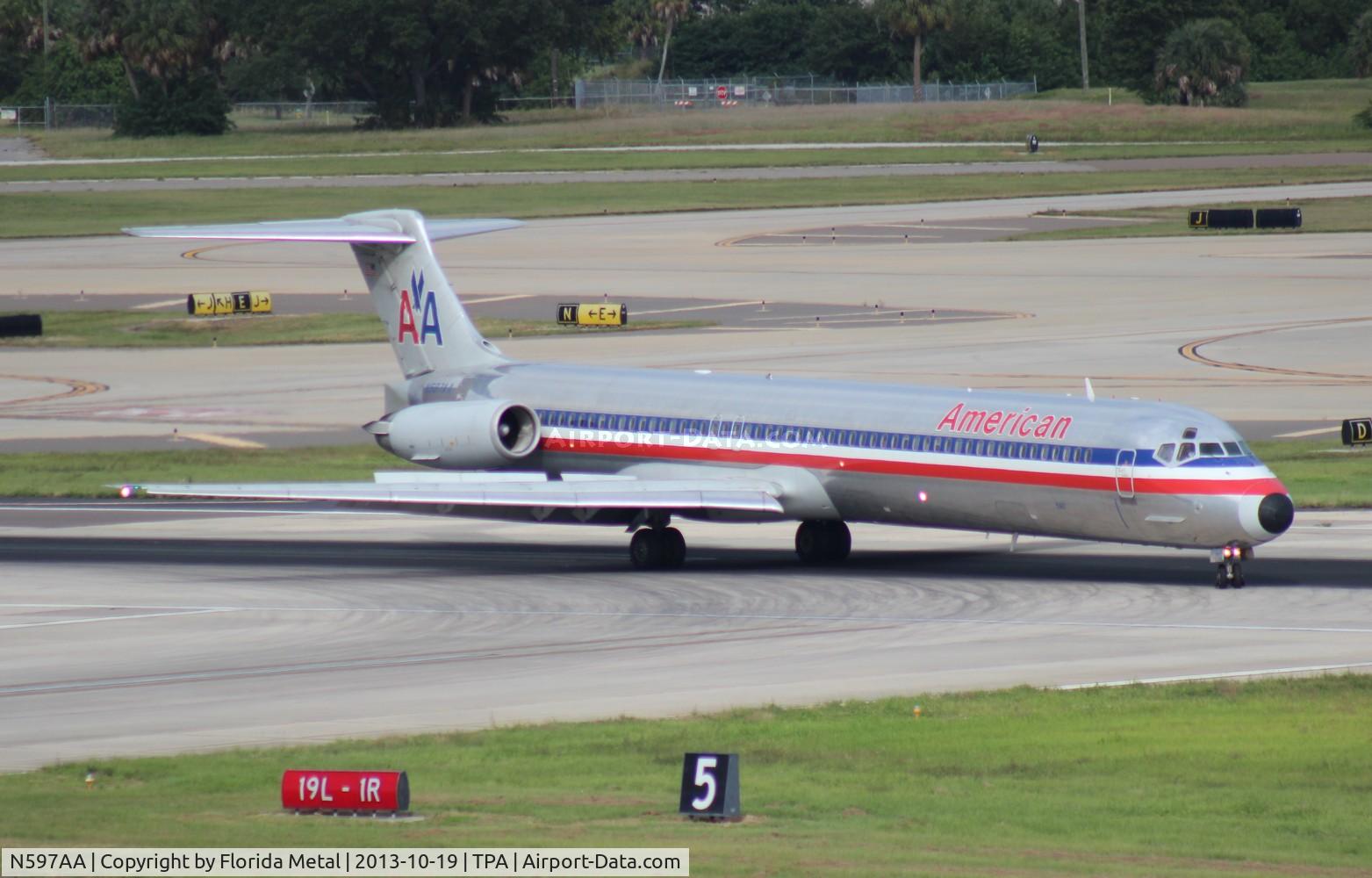 N597AA, 1992 McDonnell Douglas MD-83 (DC-9-83) C/N 53287, American MD-83