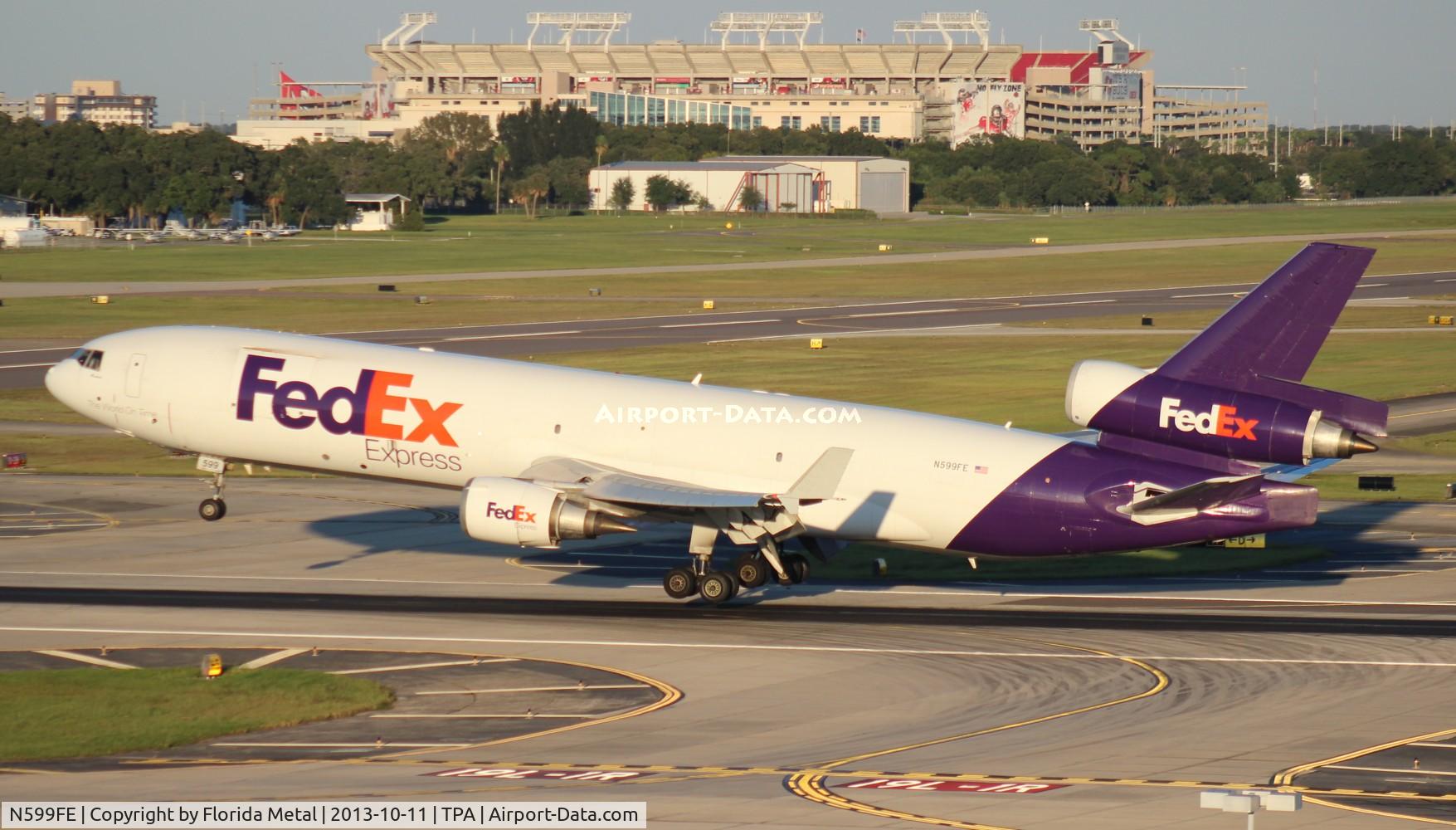 N599FE, 1993 McDonnell Douglas MD-11F C/N 48598, Fed Ex MD-11F