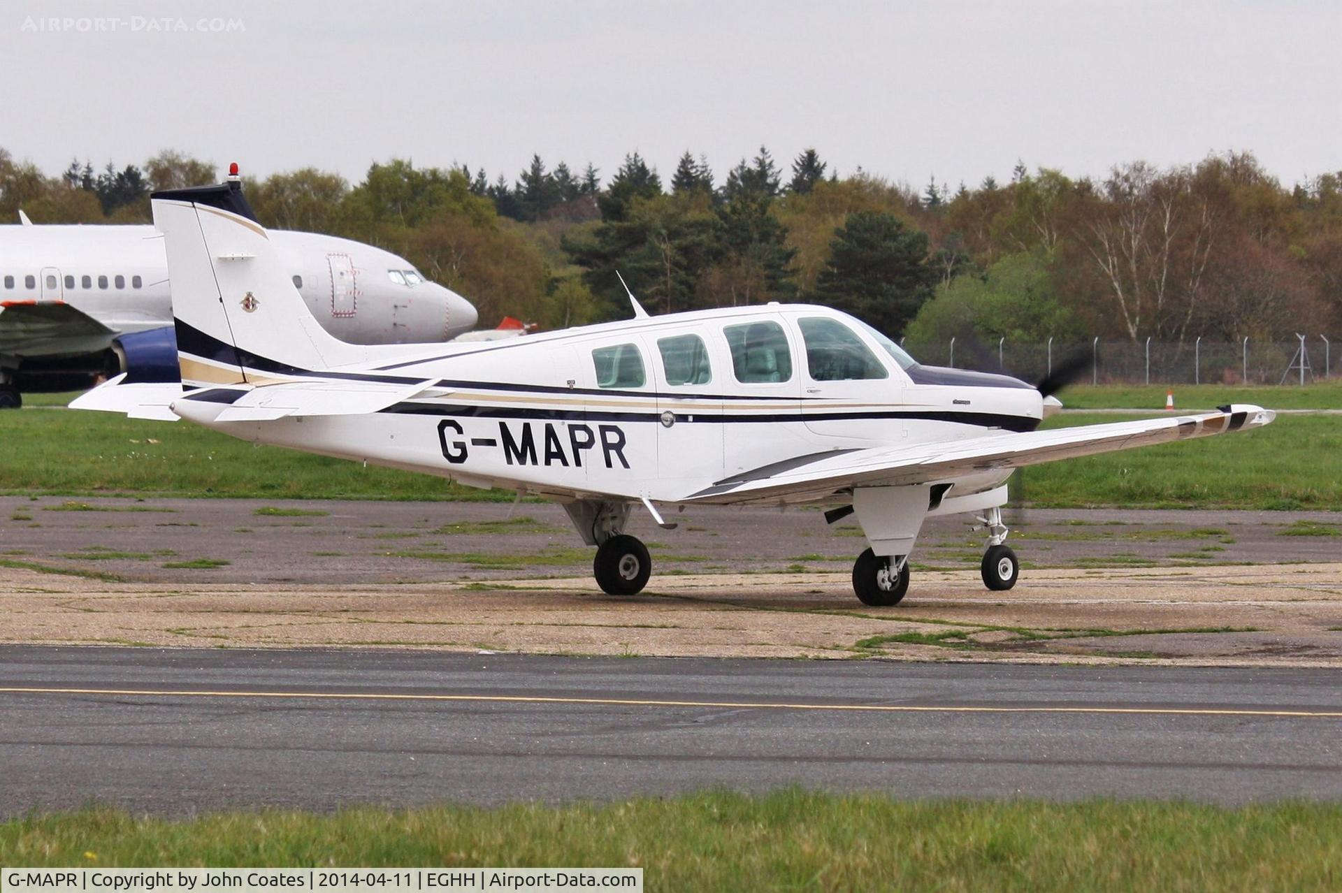 G-MAPR, 1992 Beech A36 Bonanza 36 C/N E2713, Taxiing at ATNth
