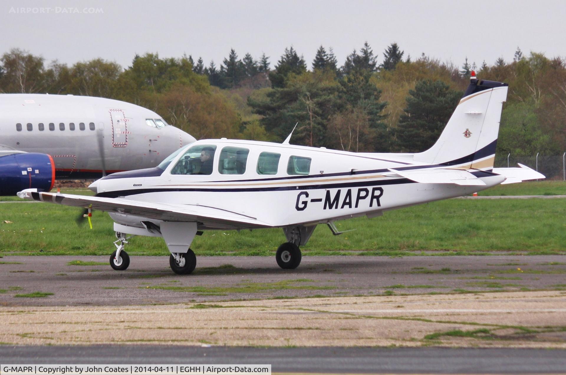 G-MAPR, 1992 Beech A36 Bonanza 36 C/N E2713, Parking at ATNth