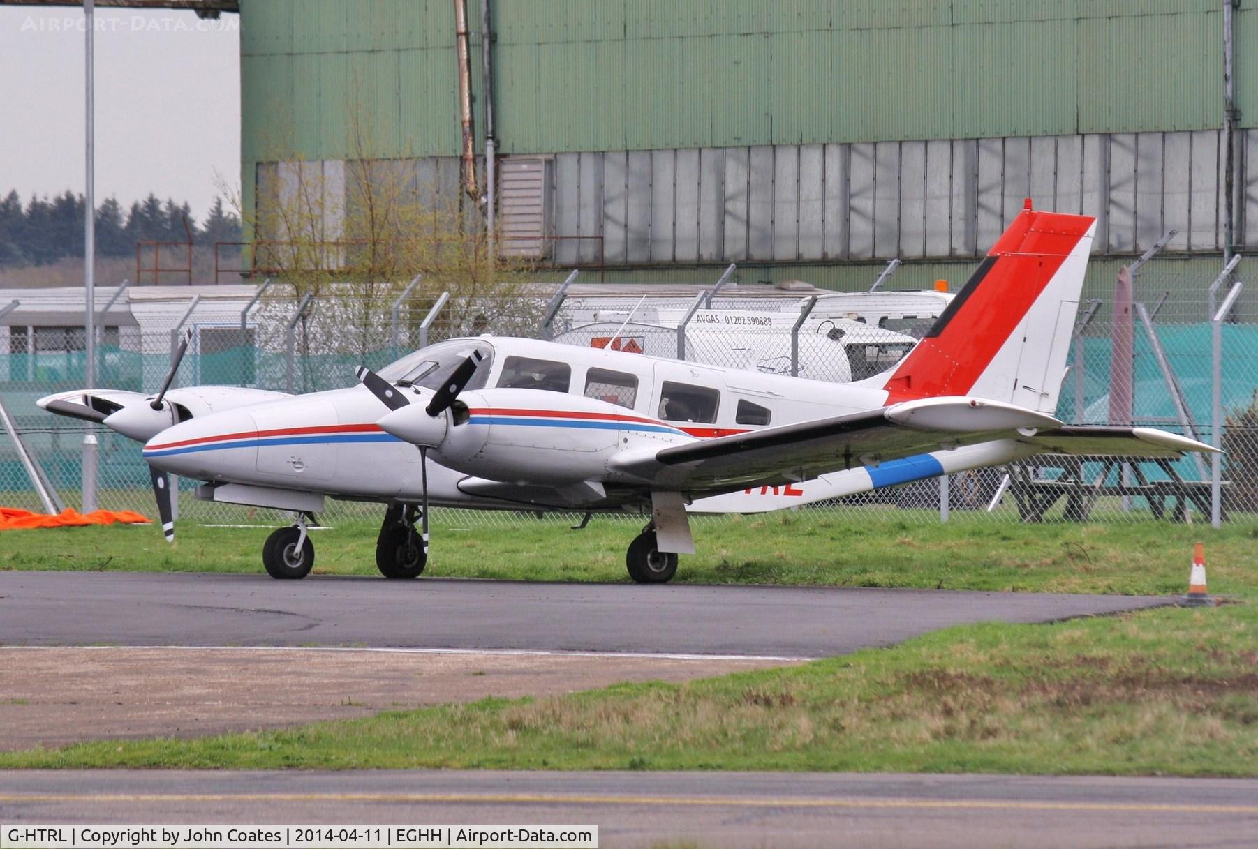 G-HTRL, 1983 Piper PA-34-220T Seneca III C/N 34-8333061, At BHL
