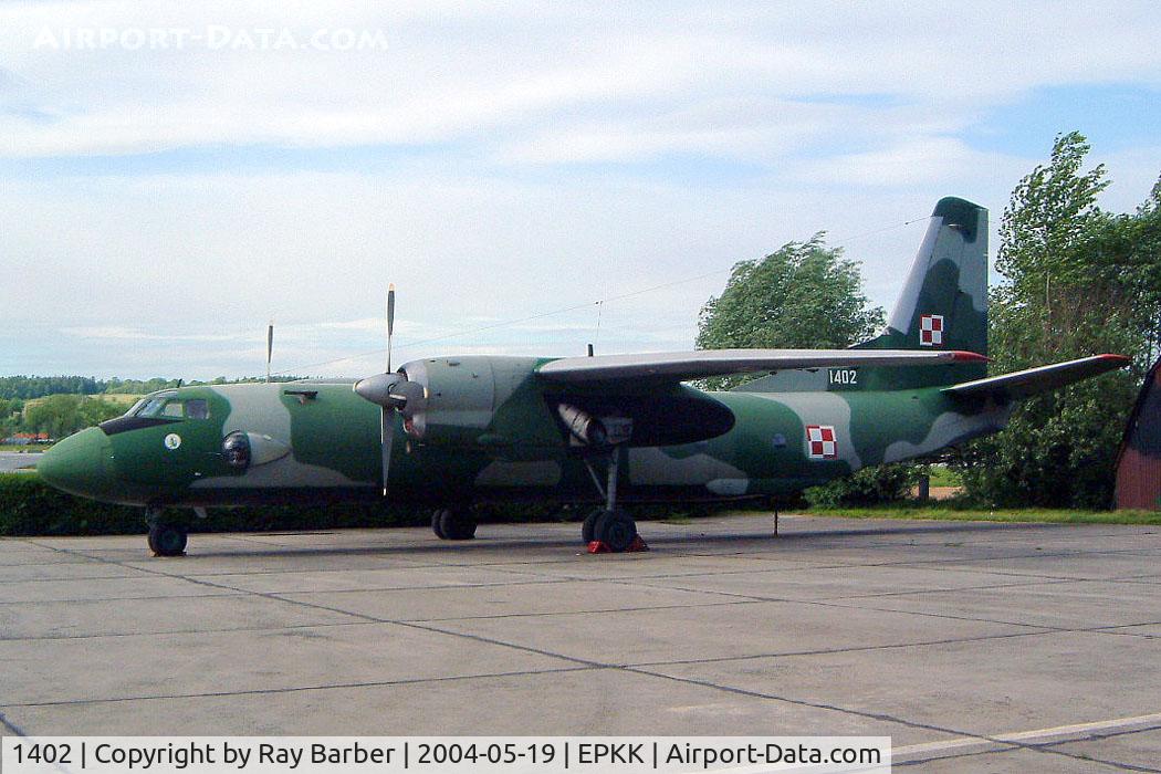 1402, 1972 Antonov An-26 C/N 14-02, Antonov AN-26 [14-02] (Polish Air Force) Kracow-Balice~SP 19/05/2004
