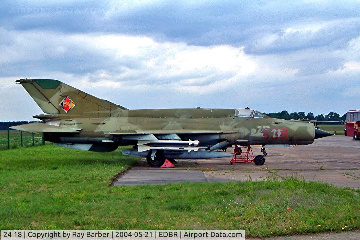 24 18, 1977 Mikoyan-Gurevich MiG-21Bis SAU C/N N75051378, Mikoyan-Gurevich MiG-21Bis SAU Fishbed [N75051378] (German Air Force) Rothenburg-Gorlitz~D 21/05/2004