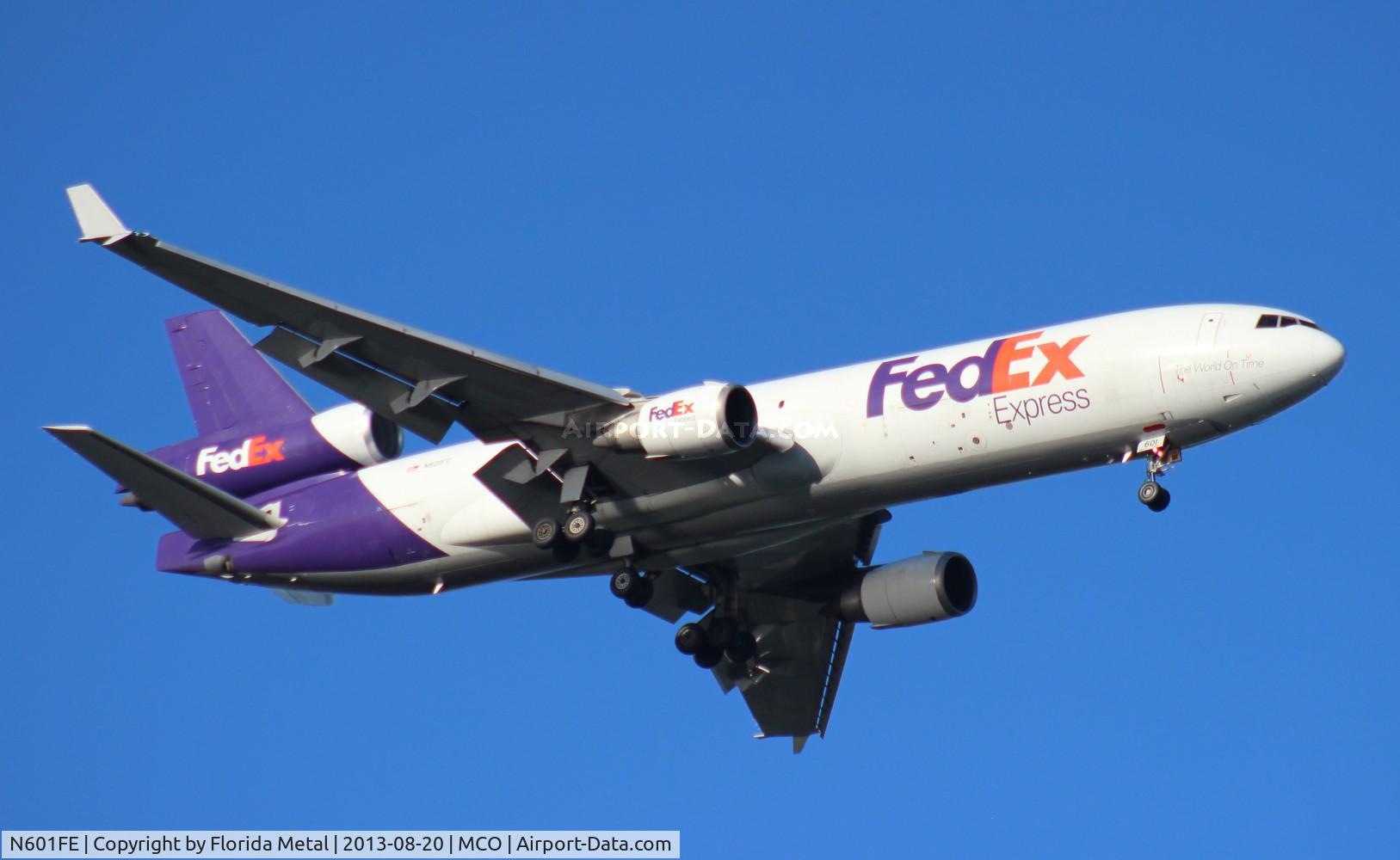 N601FE, 1990 McDonnell Douglas MD-11F C/N 48401, Fed Ex MD-11F
