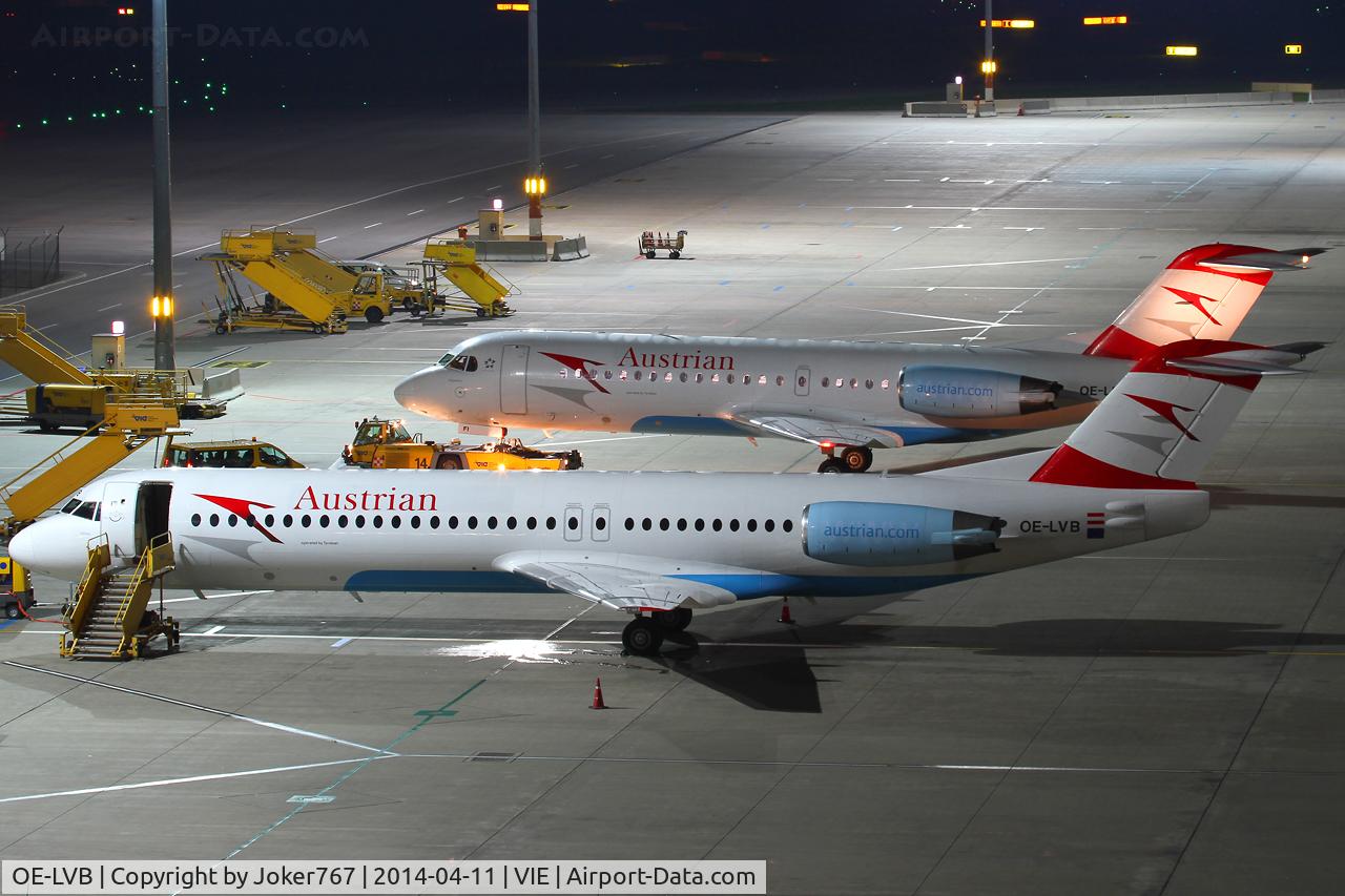OE-LVB, 1994 Fokker 100 (F-28-0100) C/N 11502, Austrian Airlines