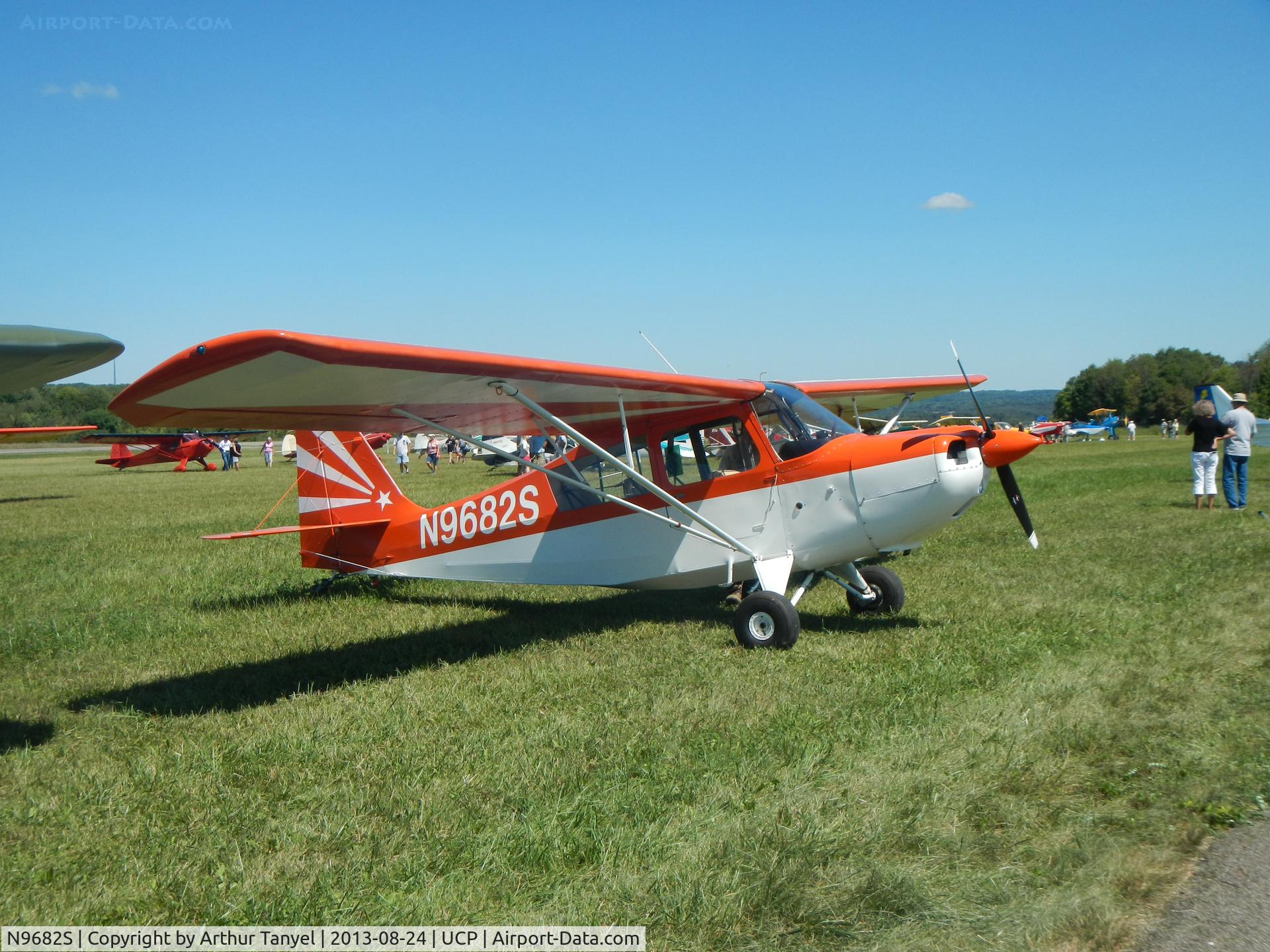 N9682S, 1966 Champion 7ECA Citabria C/N 469, On display @ UCP Wheels and Wings Airshow