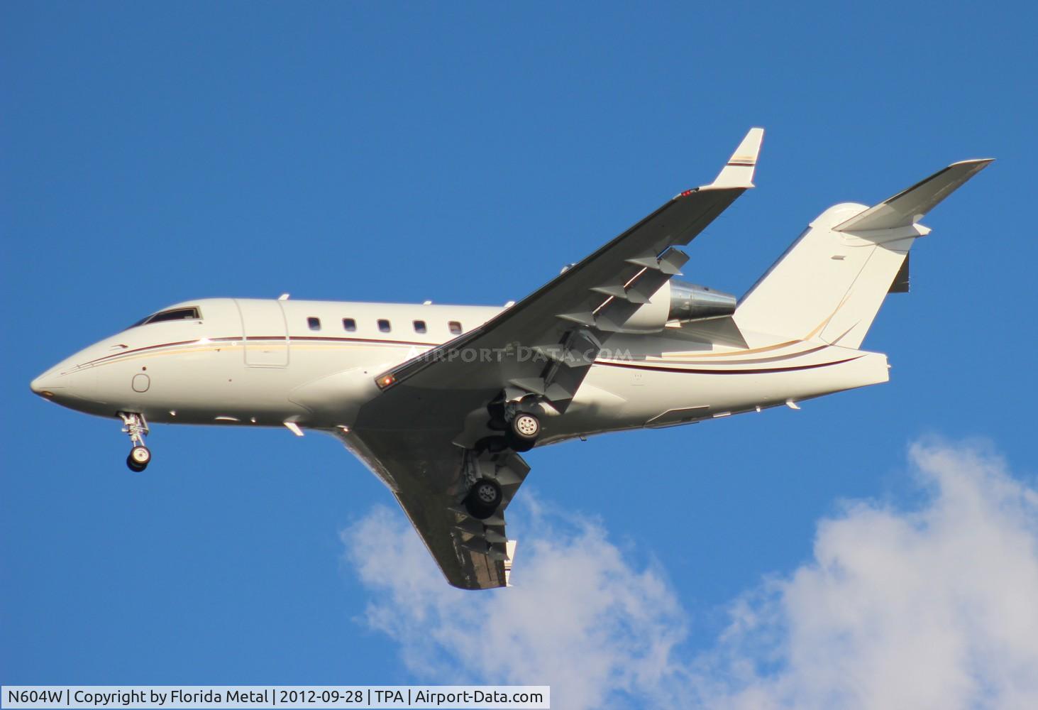 N604W, 1999 Bombardier Challenger 604 (CL-600-2B16) C/N 5421, Challenger 604