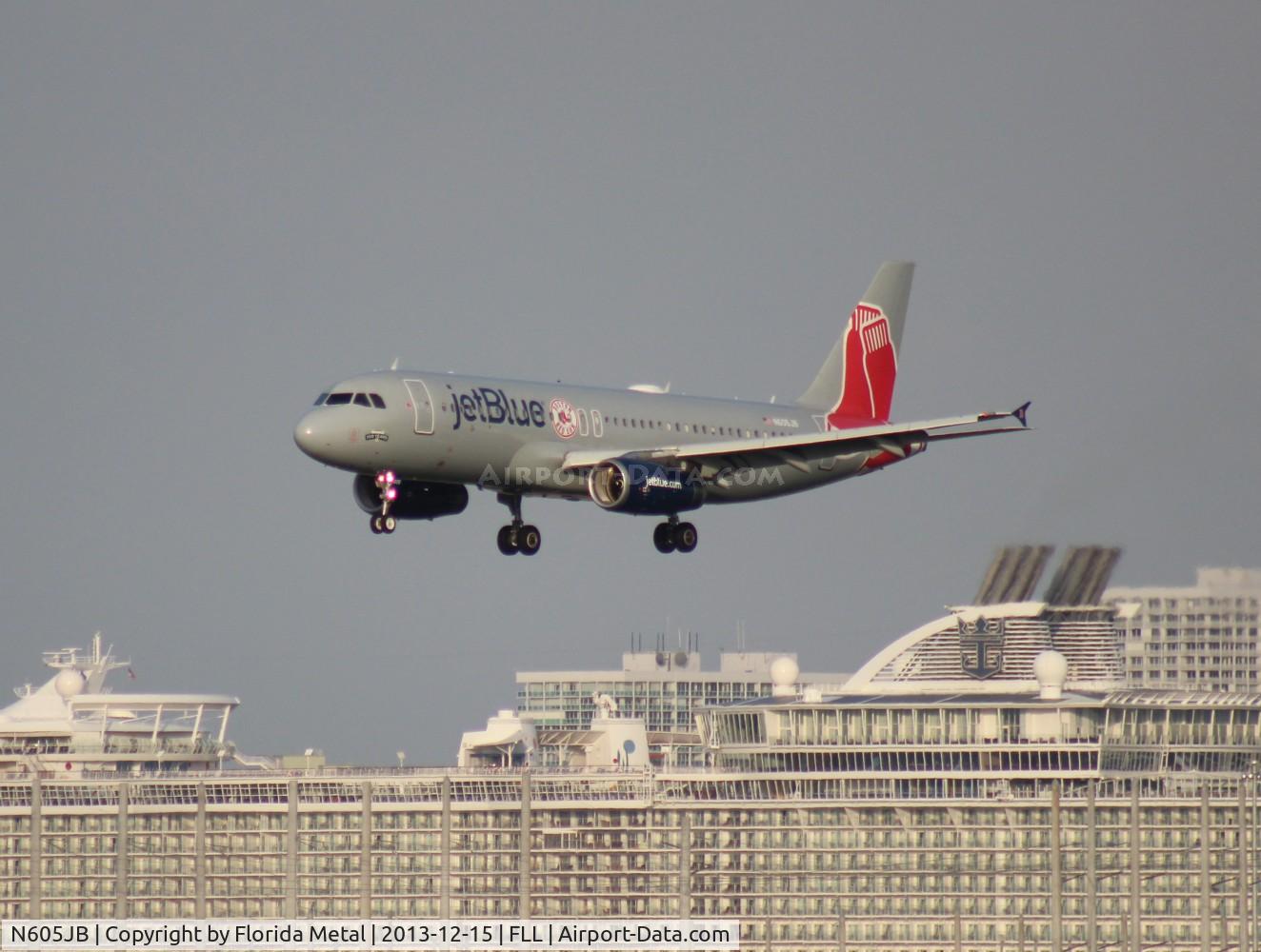 N605JB, 2005 Airbus A320-232 C/N 2368, Jet Blue Boston Red Sox A320