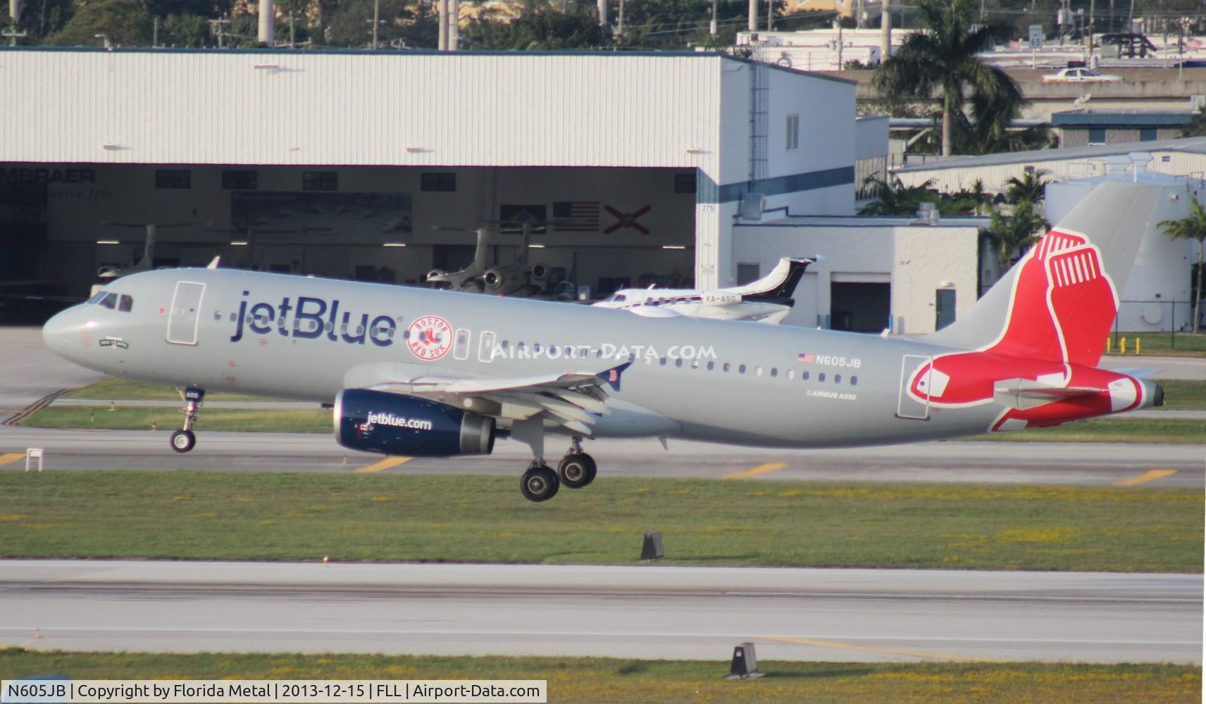 N605JB, 2005 Airbus A320-232 C/N 2368, Jet Blue Boston Red Sox A320