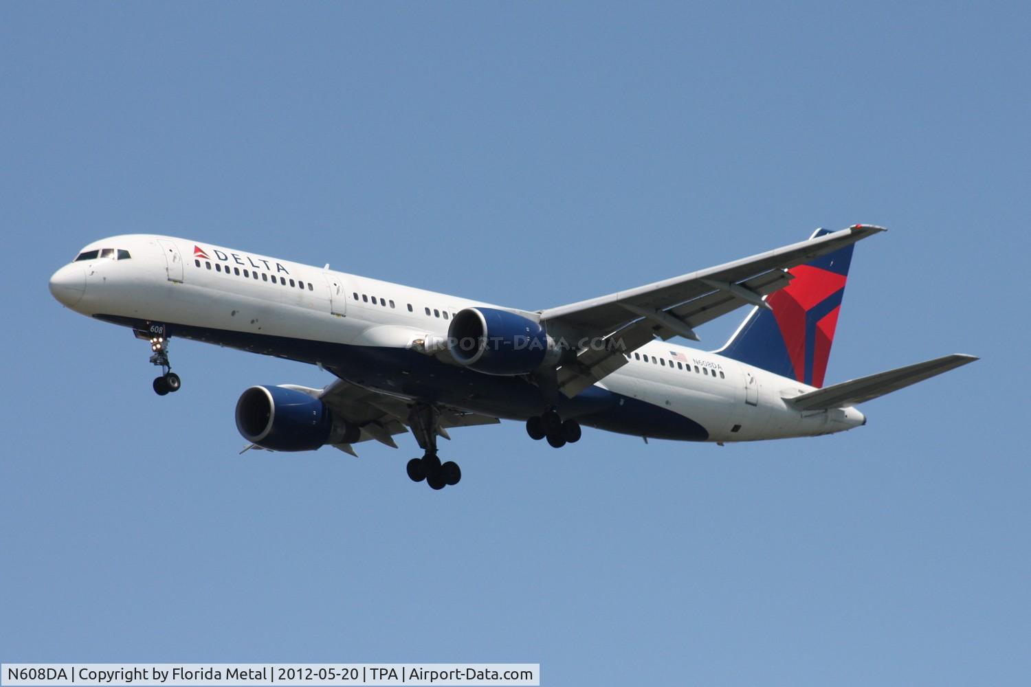 N608DA, 1985 Boeing 757-232 C/N 22815, Delta 757-200