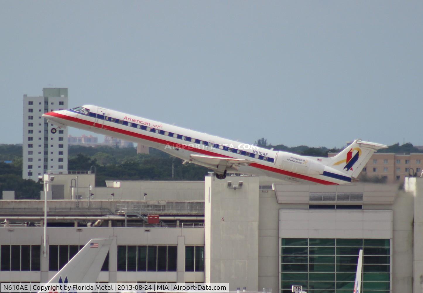 N610AE, 1998 Embraer ERJ-145LR (EMB-145LR) C/N 145073, Eagle ERJ-145