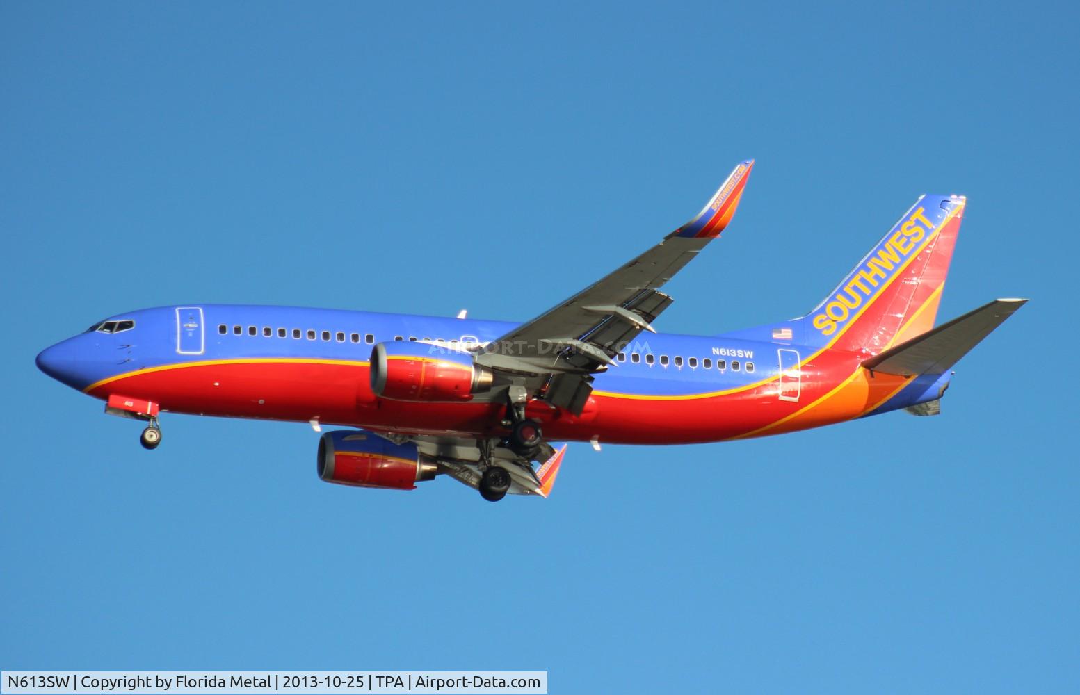 N613SW, 1995 Boeing 737-3H4 C/N 27931, Southwest 737-300