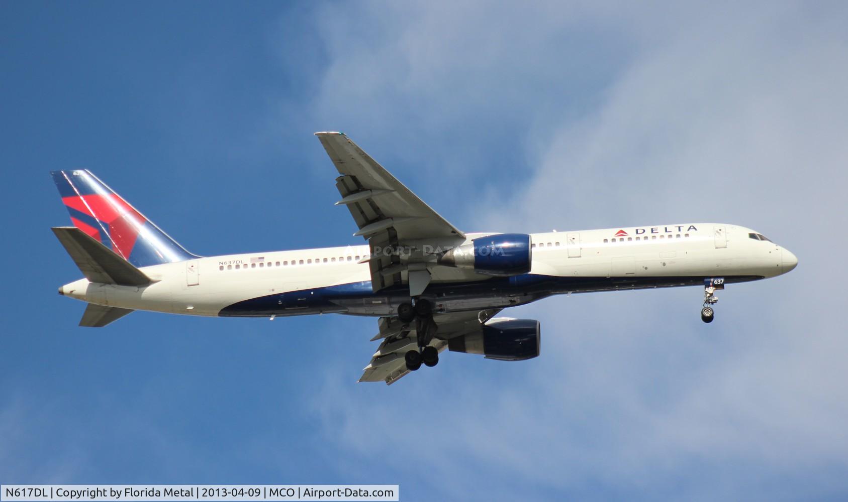 N617DL, 1986 Boeing 757-232 C/N 22907, Delta 757-200