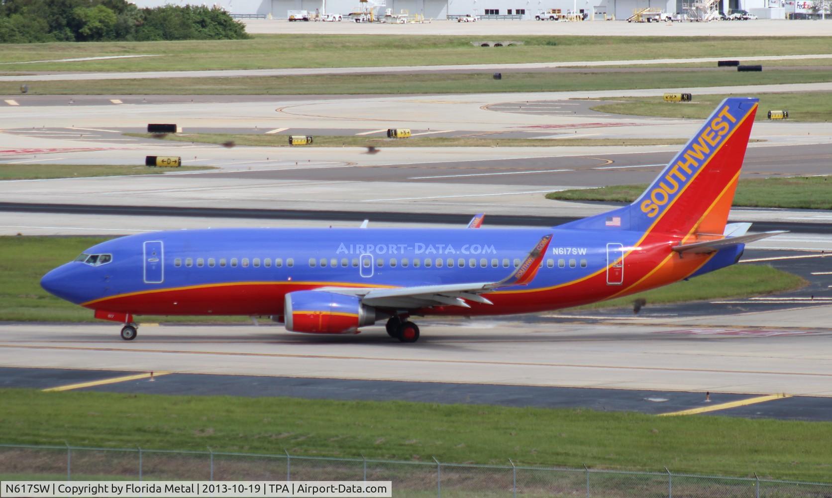 N617SW, 1995 Boeing 737-3H4 C/N 27700, Southwest 737-300