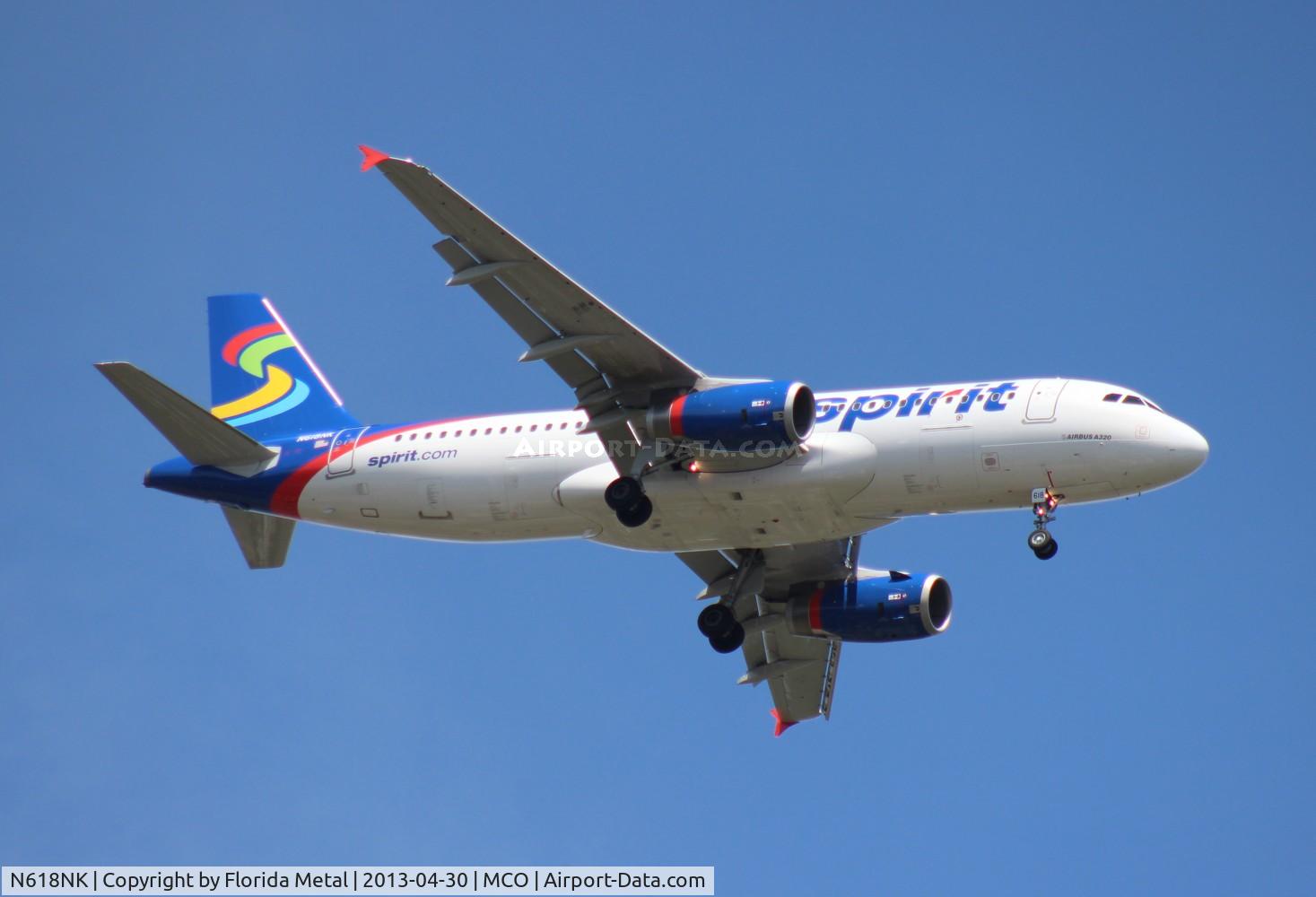 N618NK, 2012 Airbus A320-232 C/N 5458, Spirit A320