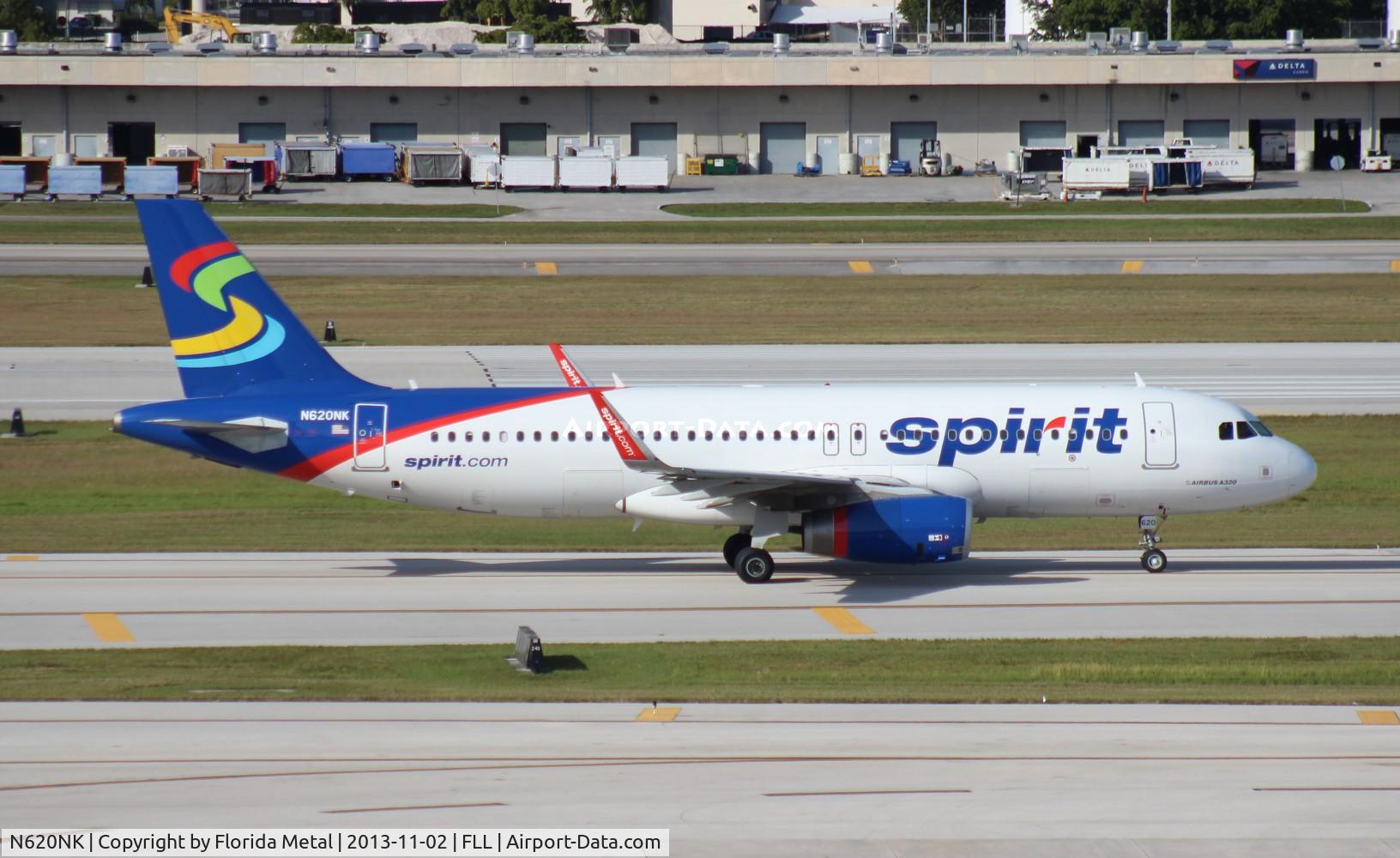 N620NK, 2013 Airbus A320-232 C/N 5624, Spirit A320