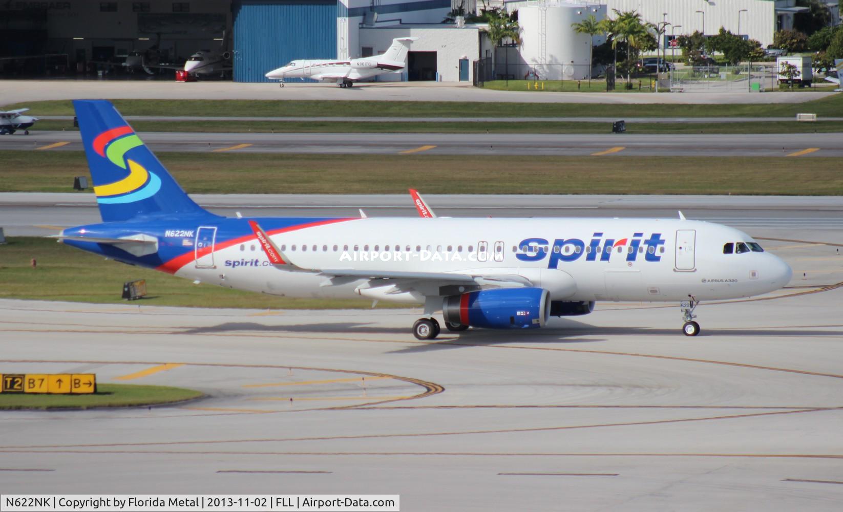 N622NK, 2013 Airbus A320-232 C/N 5804, Spirit A320