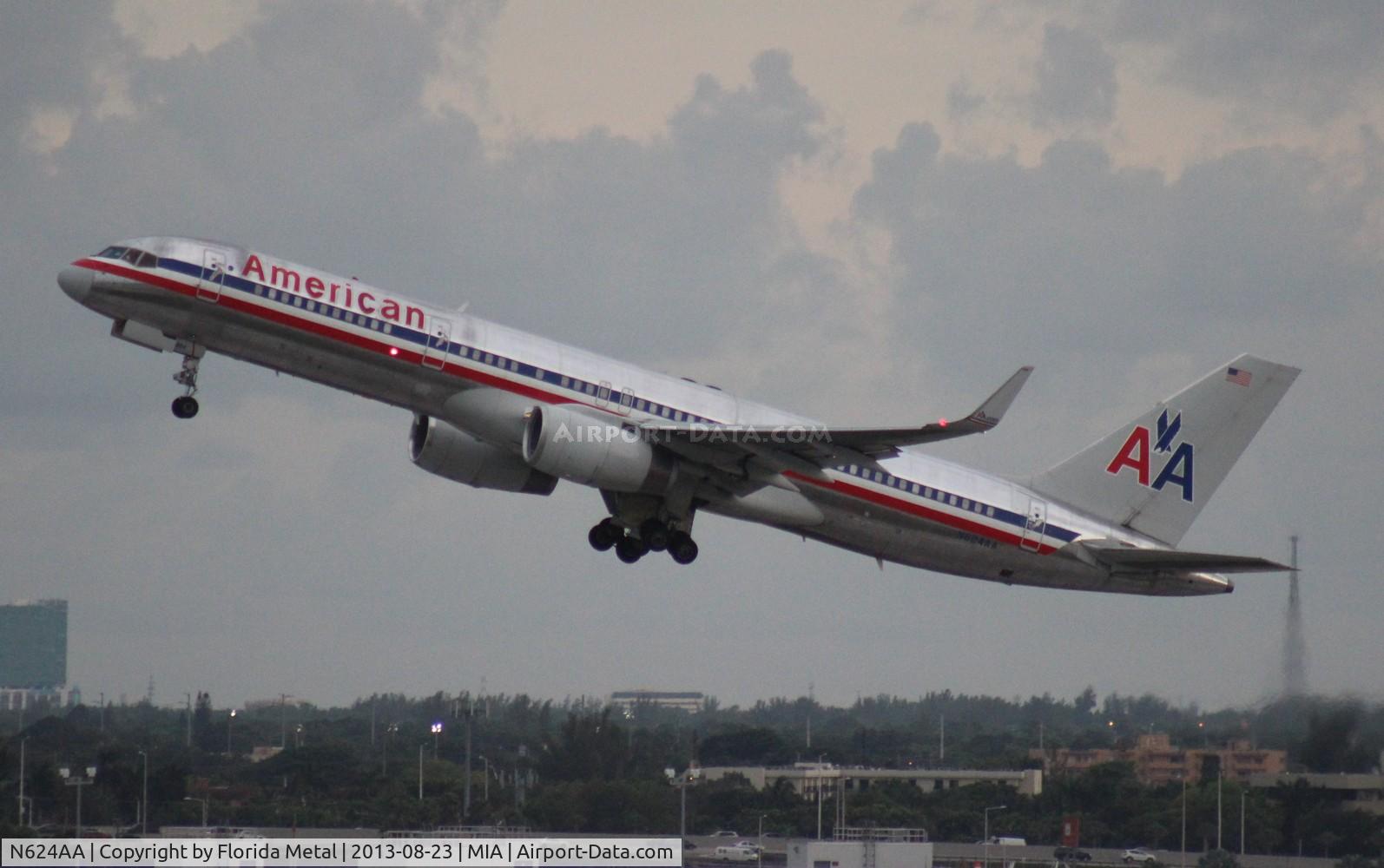 N624AA, 1990 Boeing 757-223 C/N 24582, American 757-200