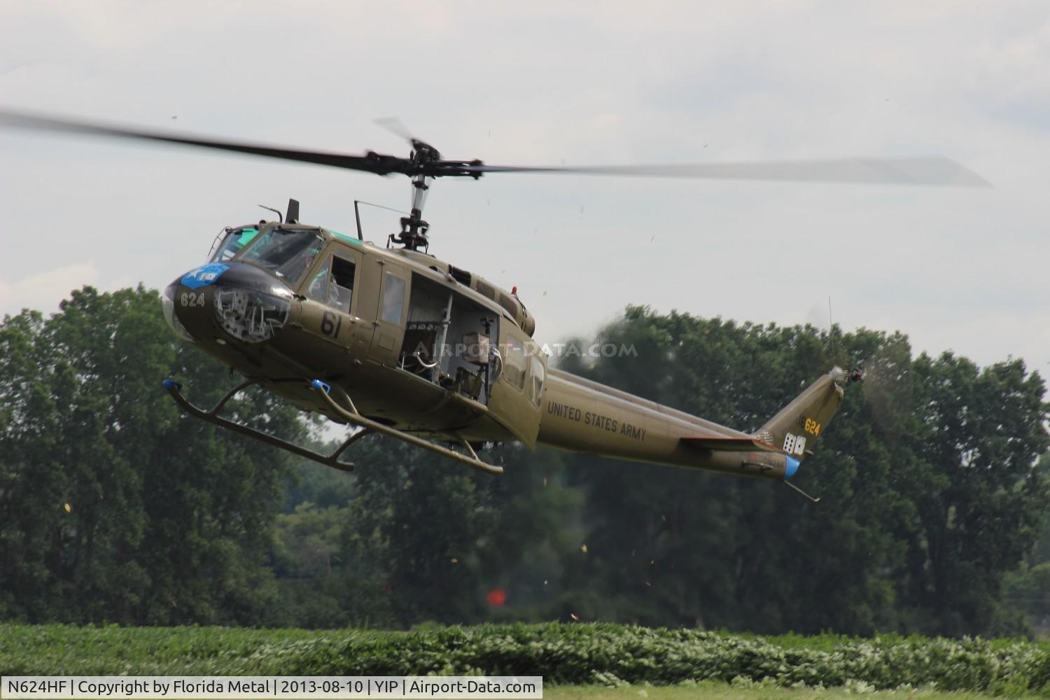N624HF, 1966 Bell UH-1D Iroquois C/N 8819, UH-1H