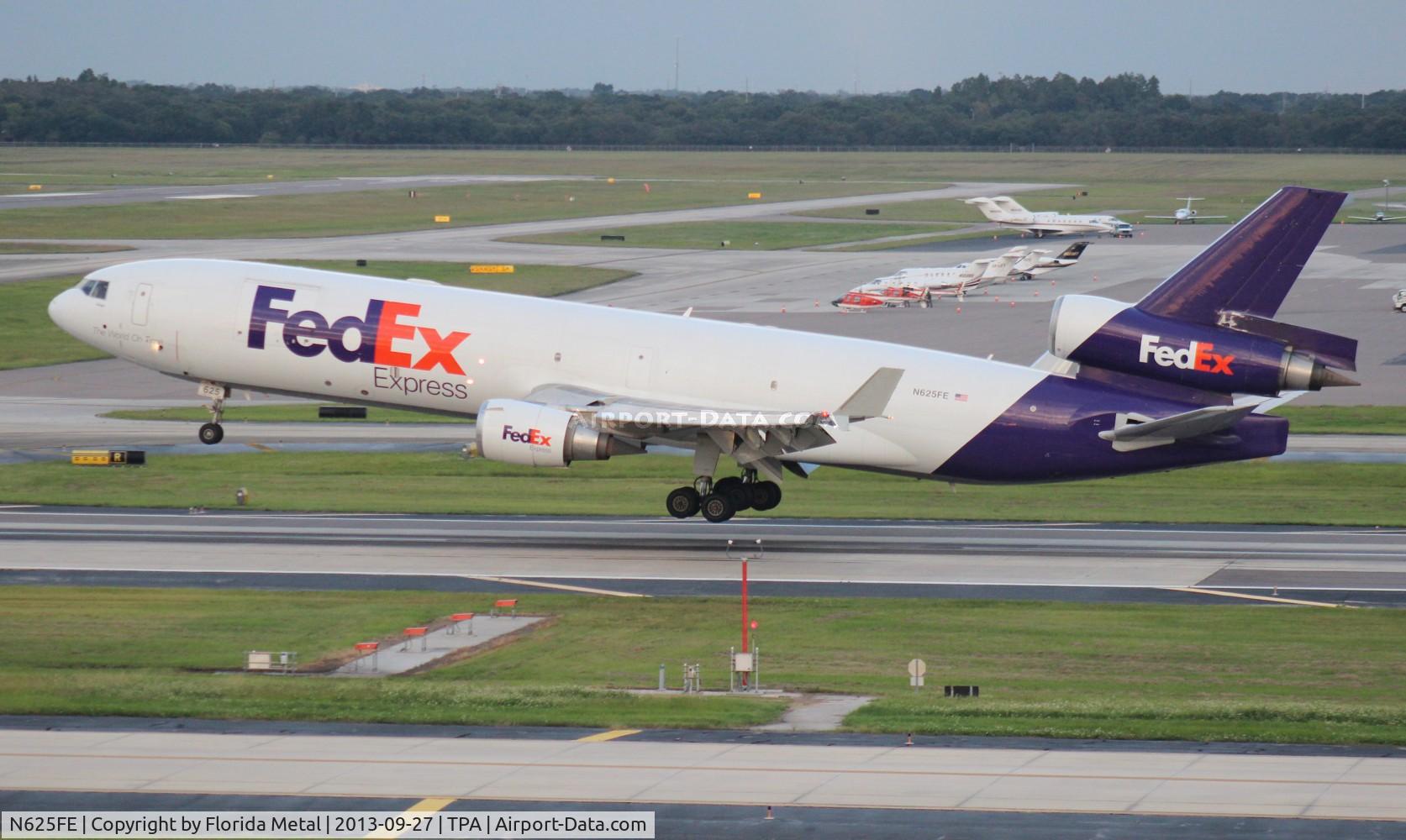 N625FE, 1996 McDonnell Douglas MD-11F C/N 48753, Fed Ex MD-11F