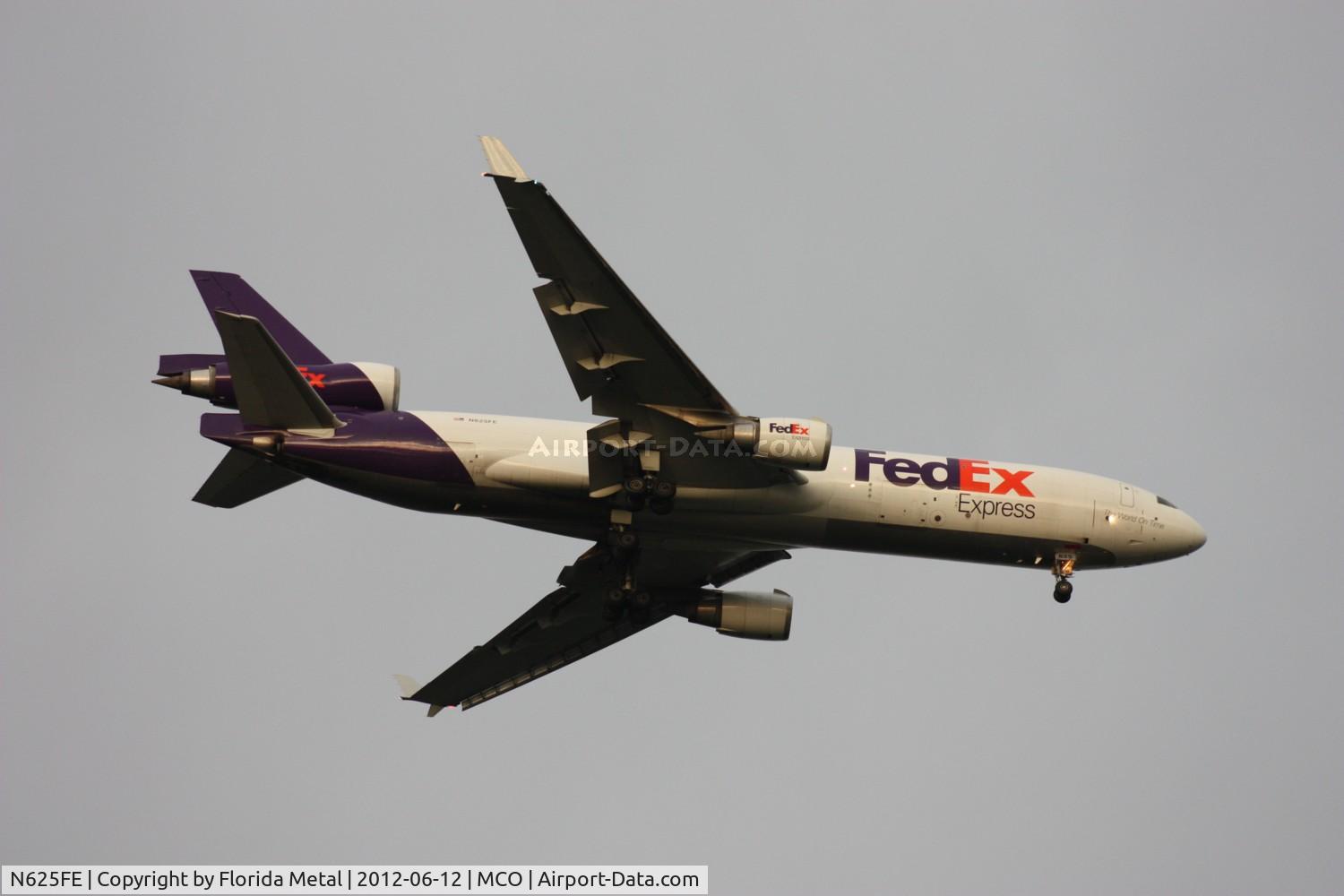 N625FE, 1996 McDonnell Douglas MD-11F C/N 48753, Fed Ex MD-11F