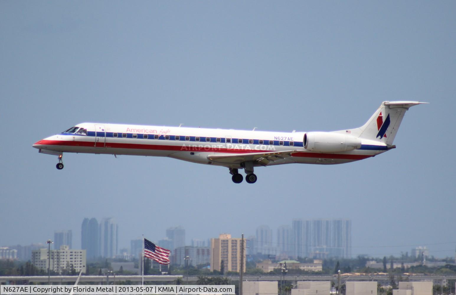N627AE, 1999 Embraer ERJ-145LR (EMB-145LR) C/N 145121, Eagle E145