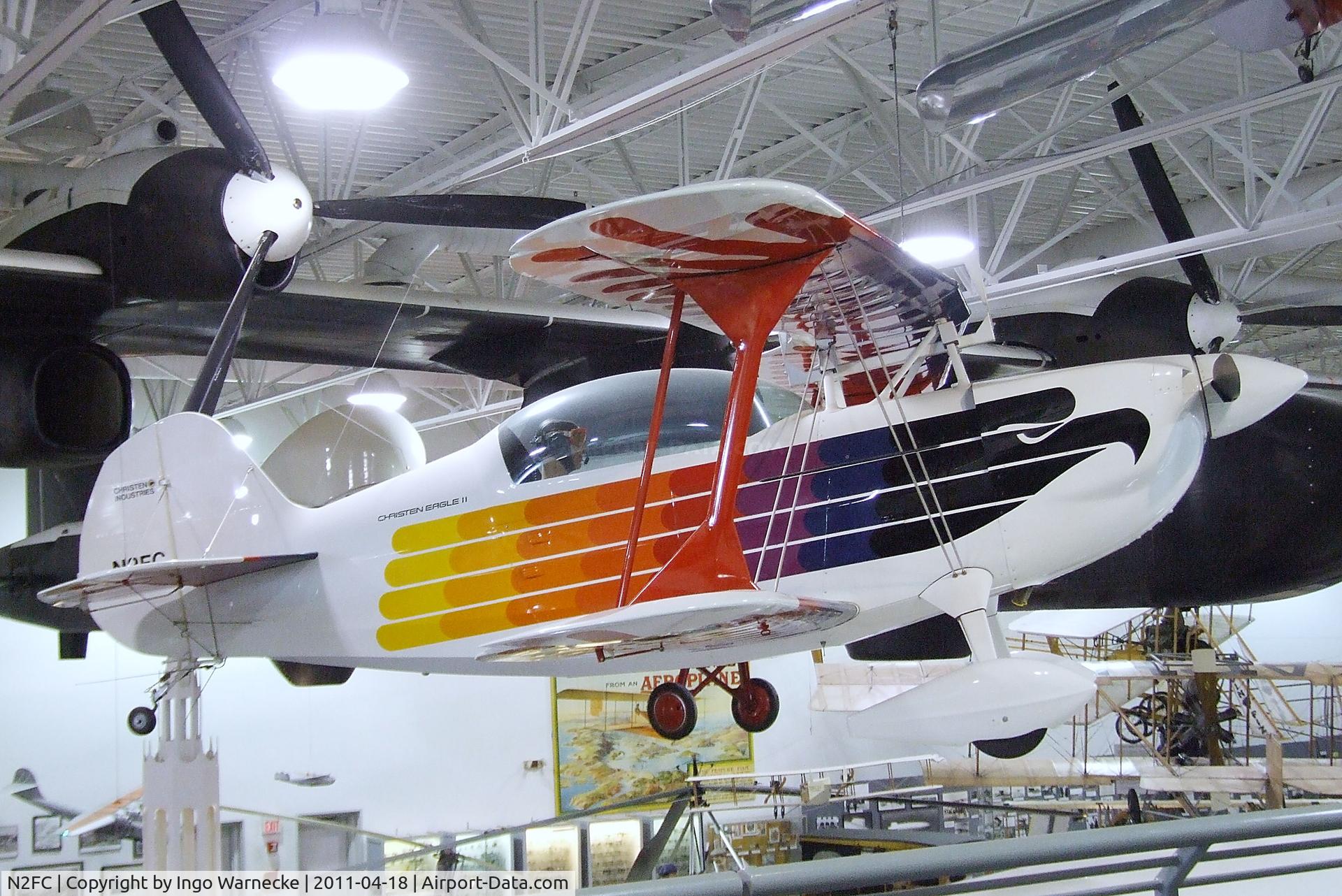 N2FC, 1977 Christen Eagle II C/N 0001 (N80CE), Christen Eagle II at the Hiller Aviation Museum, San Carlos CA