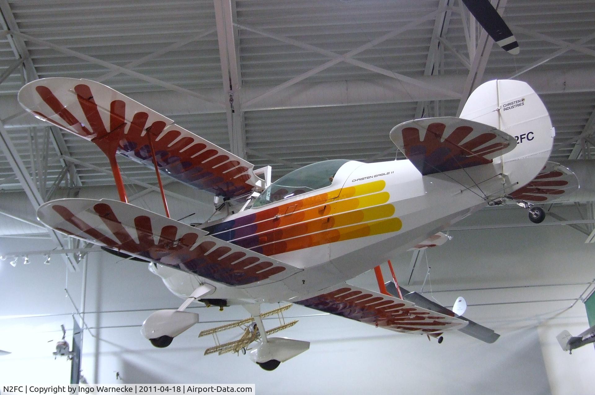 N2FC, 1977 Christen Eagle II C/N 0001 (N80CE), Christen Eagle II at the Hiller Aviation Museum, San Carlos CA