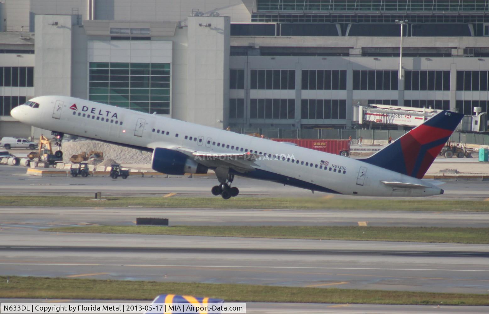 N633DL, 1987 Boeing 757-232 C/N 23614, Delta 757-200