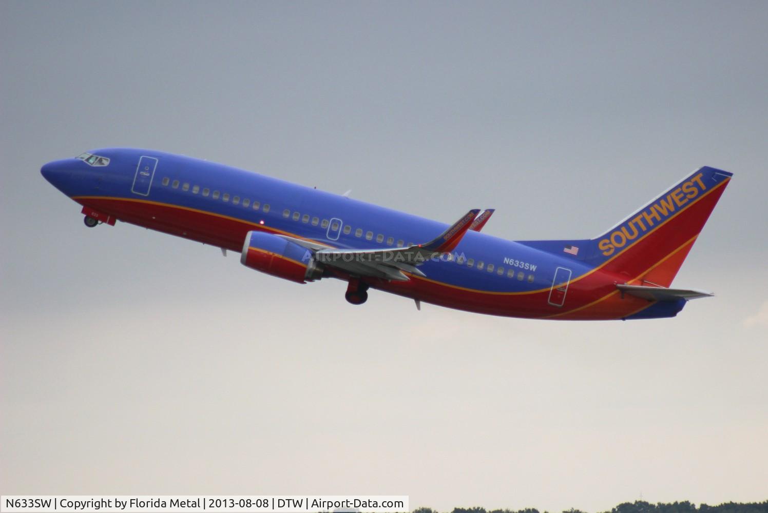 N633SW, 1996 Boeing 737-3H4 C/N 27936, Southwest 737-300