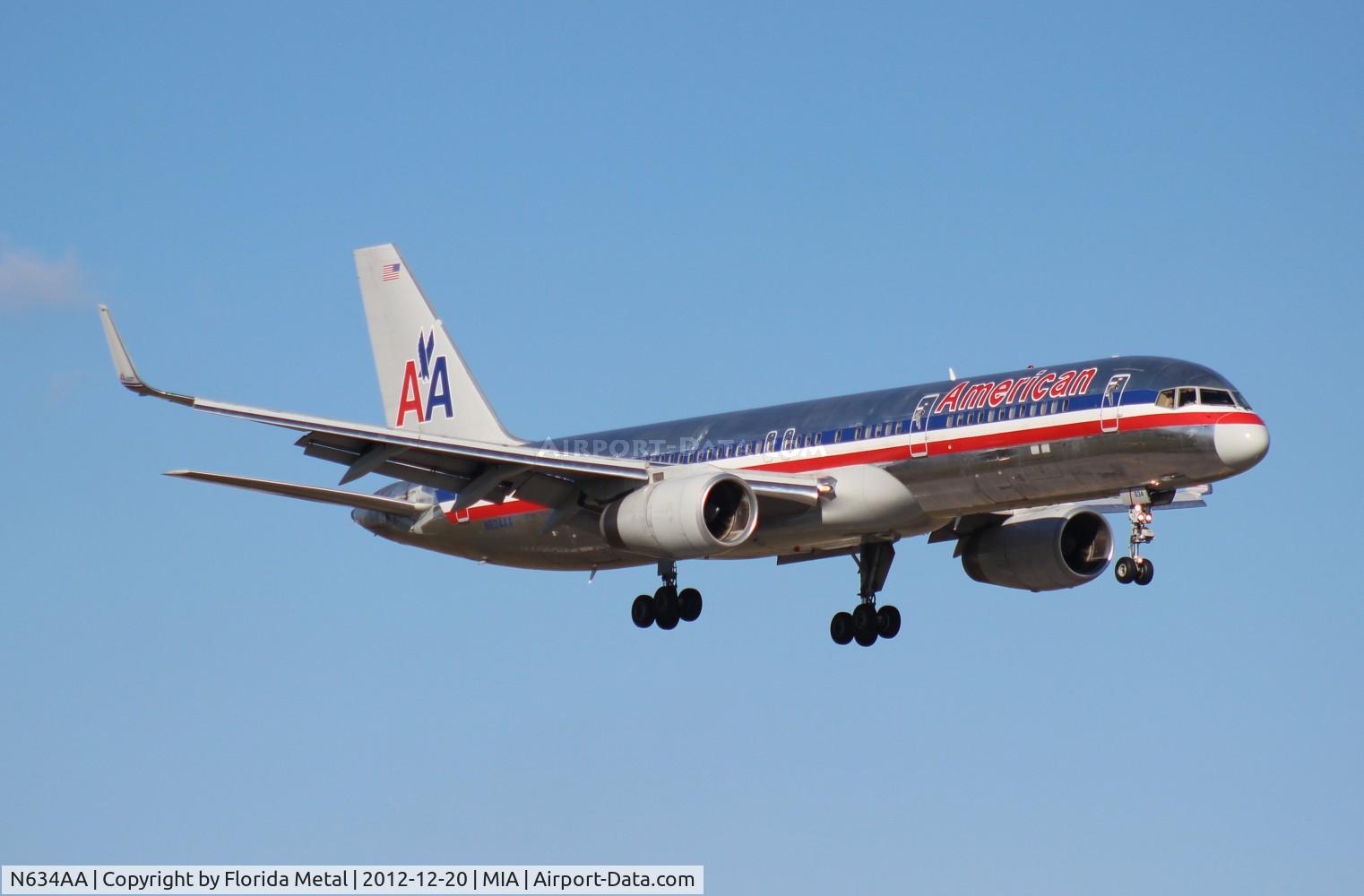 N634AA, 1990 Boeing 757-223 C/N 24592, American 757-200